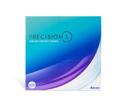 Precision 1 Daily Contact Lenses - 90 Pack (3 Month Supply) | Comfortable & Breathable for All-Day Wear | Perfect for Work, Travel, and Active Lifestyles