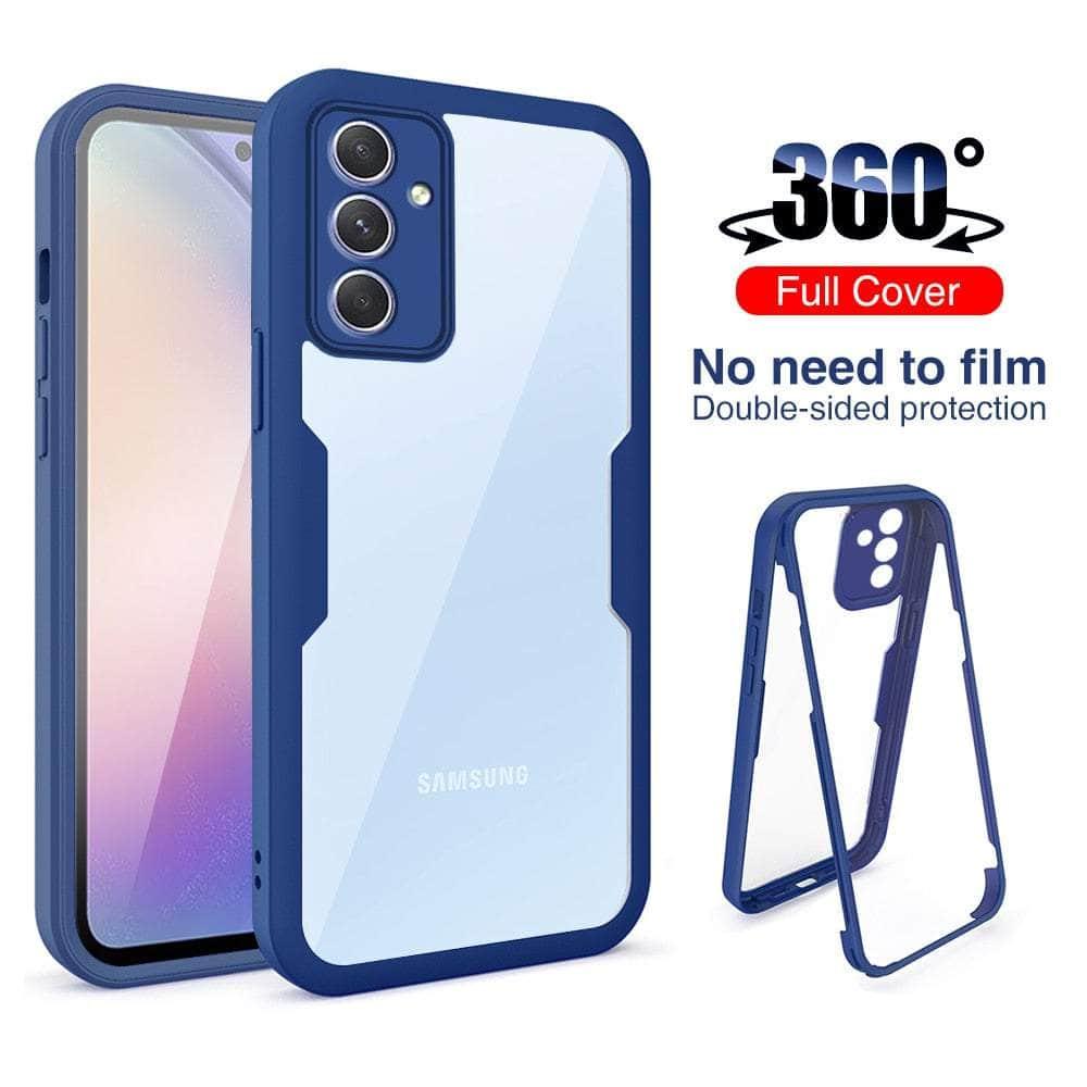 Samsung Galaxy A14 360° Rotating Shockproof Case - Dual Layer Protection with Kickstand | Perfect for Work, Travel & Outdoor Activities
