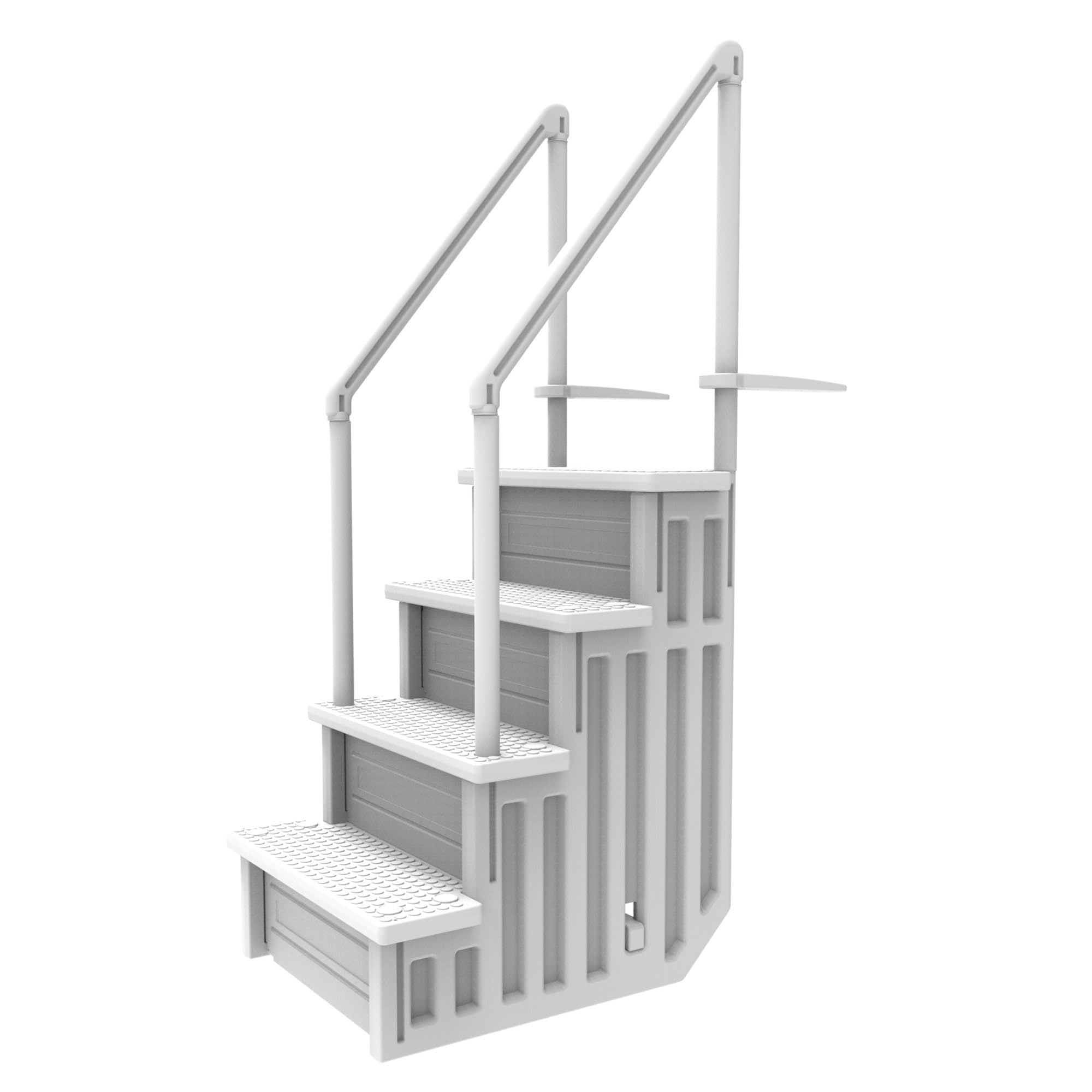 Doheny's Above Ground Pool Step - Heavy Duty Swimming Pool Ladder with Non-Slip Steps for Inground & Above Ground Pools - Perfect for Backyard, Vacation Homes & Community Pools