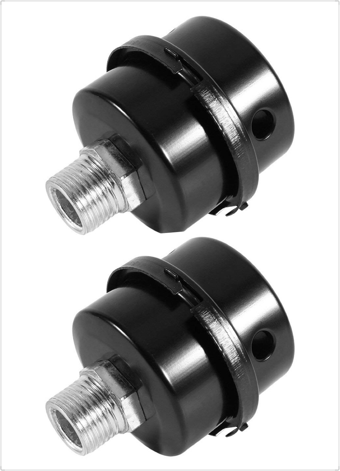 2PCS Air Compressor Silencer Filter - 1/2 PT 20mm Intake Sound Muffler for Quiet Operation | Perfect for Workshop, Garage & DIY Projects