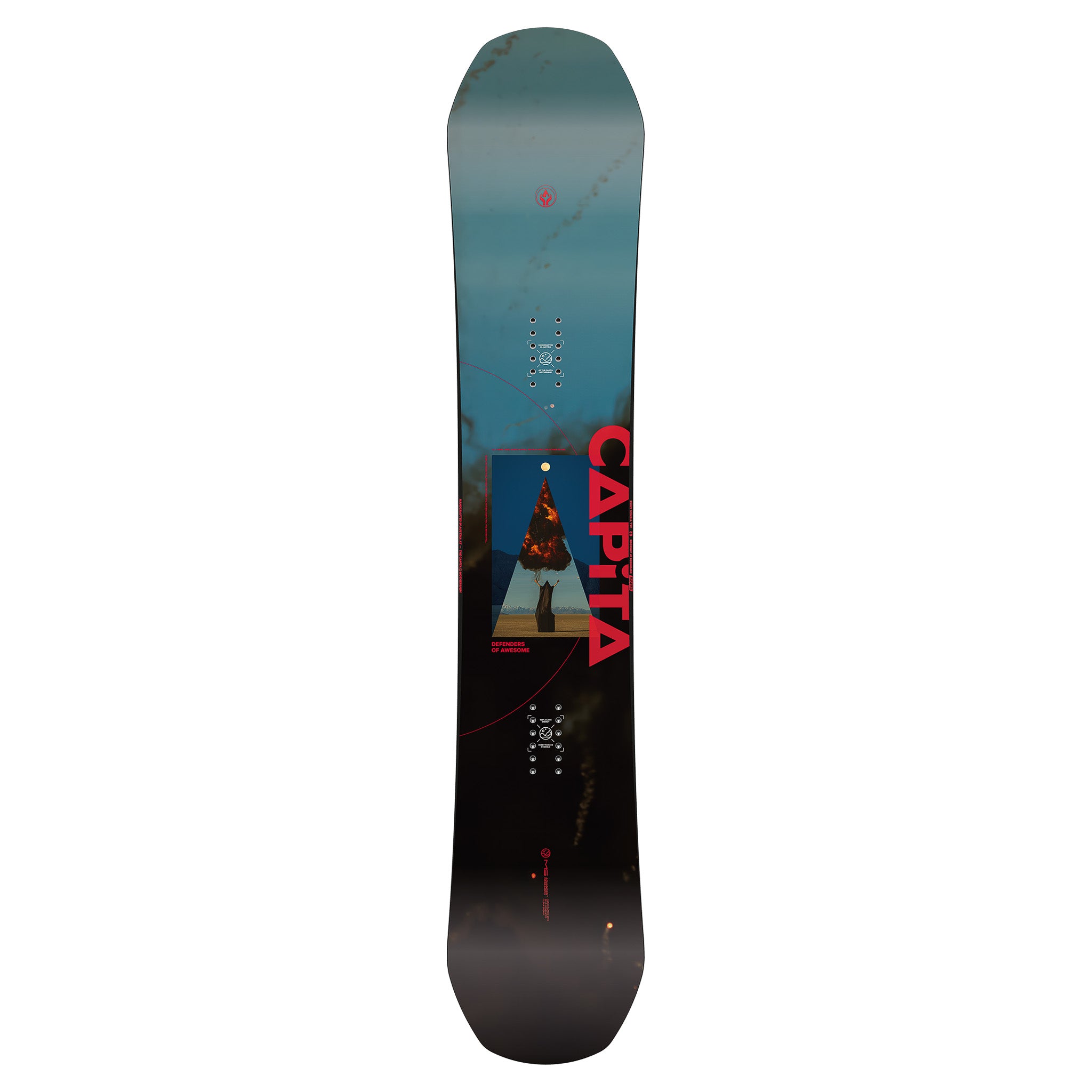 CAPiTA Defenders Of Awesome Snowboard 2025 - Premium All-Mountain Freestyle Snowboard for Men & Women - Perfect for Park, Powder & Freeride Adventures