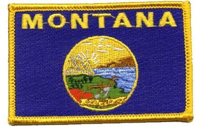 Montana Iron-on Embroidered Patch - Durable DIY Sewing Patches for Jackets, Hats, Bags & More | Western Style Decor for Denim, Vests & Backpacks