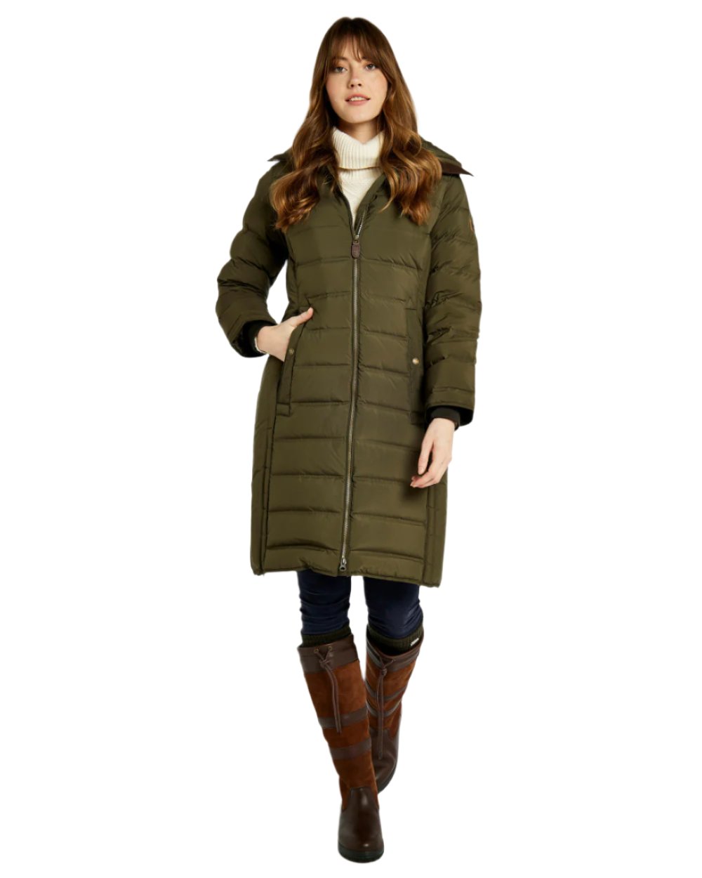 Stylish Dubarry Meyers Long Length Coat for Women - Waterproof & Windproof Winter Outerwear - Perfect for Outdoor Activities & Daily Commute