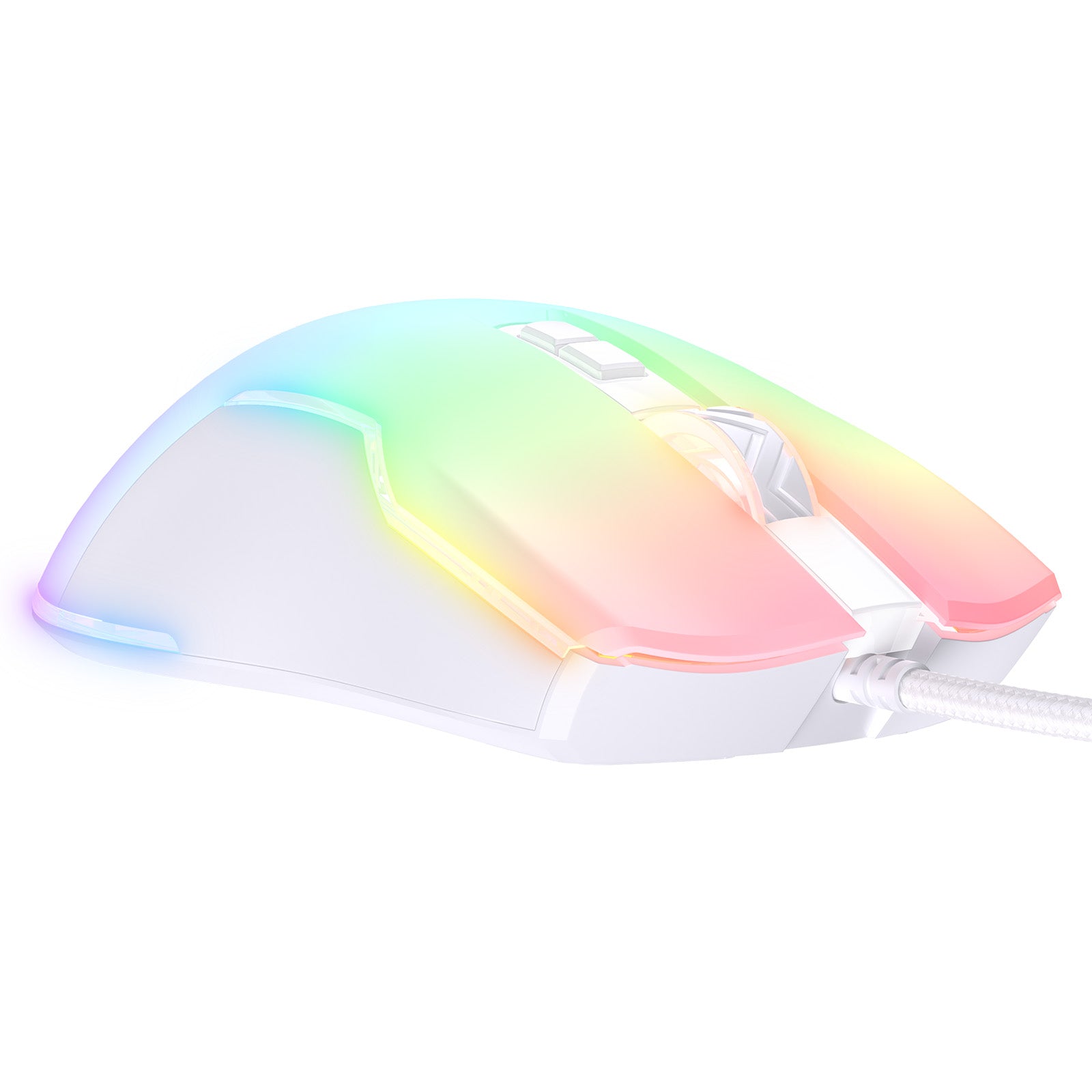 ONIKUMA CW922 Wired Gaming Mouse - 7200 DPI, 7 Programmable Buttons, RGB Backlit for PC & Laptop - Silent Click Optical Mouse for Gaming, Office Work & Home Use