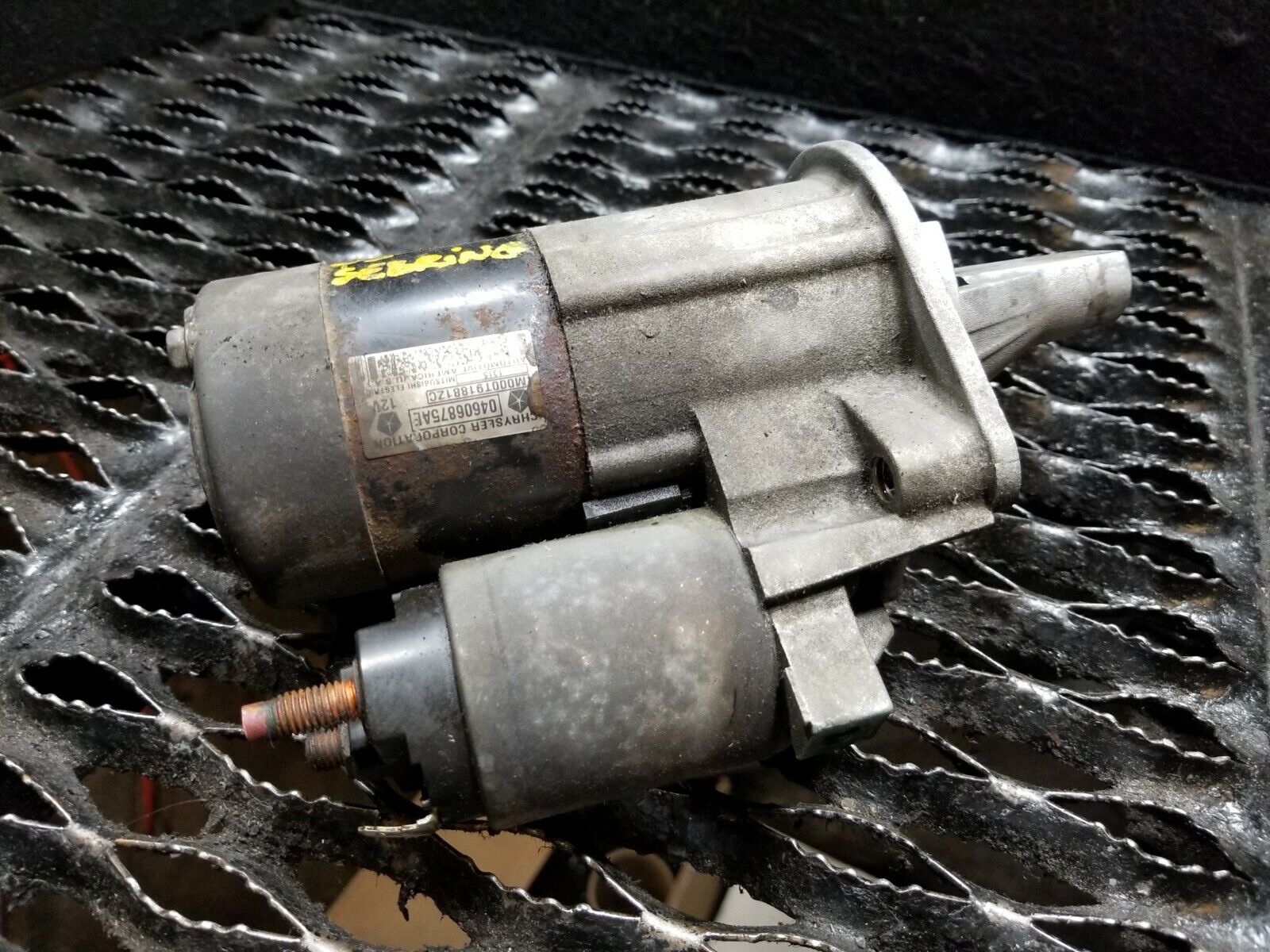 04 05 06 Chrysler Sebring Convertible 2.7L Starter Motor OEM Replacement - High Performance Car Engine Starter for Chrysler Sebring Convertible Models - Perfect for DIY Auto Repair & Vehicle Maintenance
