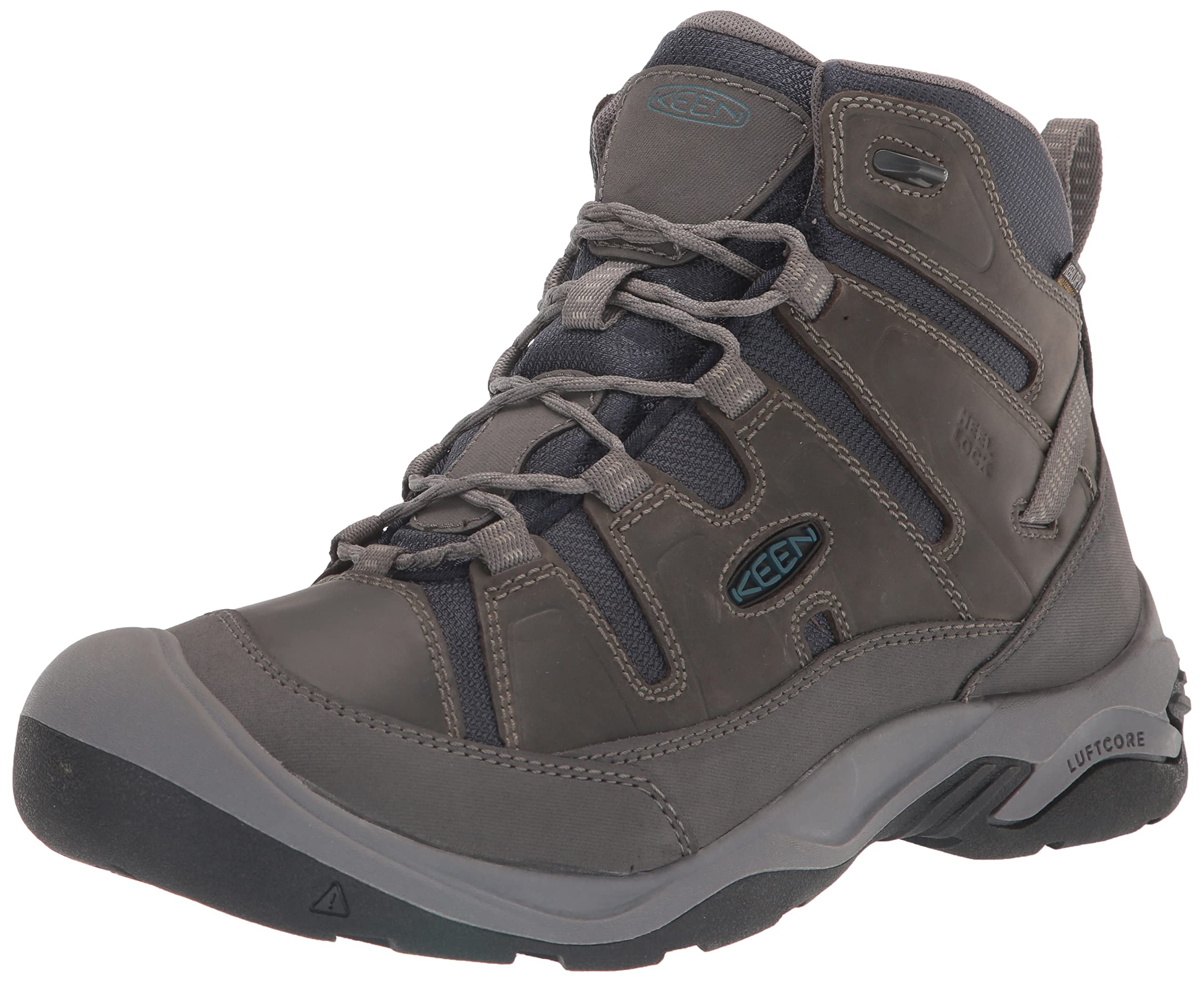 KEEN Men's Circadia Mid Height Waterproof Hiking Boots - Comfortable & Durable Outdoor Footwear for Trail Walking, Camping & Mountain Adventures