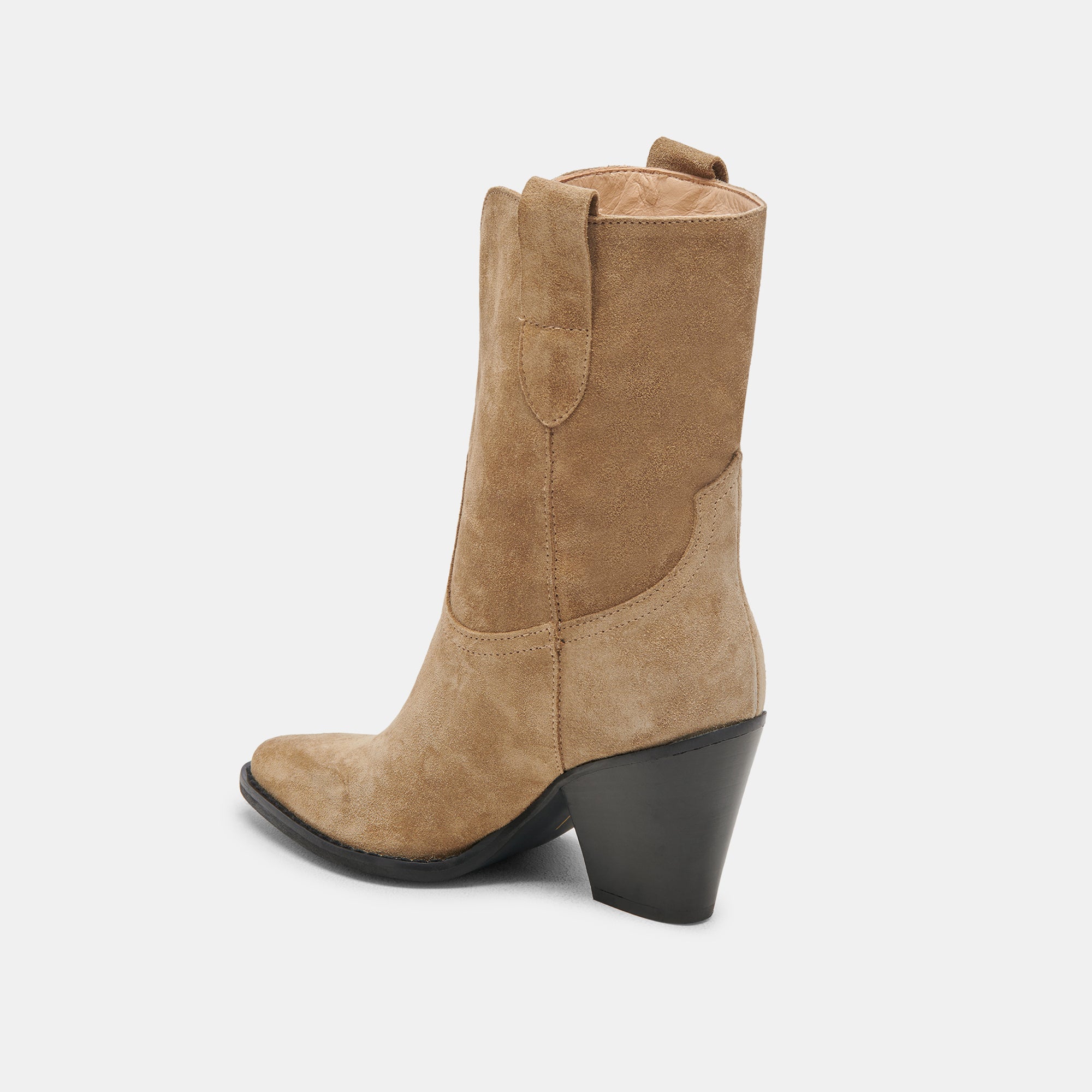 JETRO Men's Khaki Suede Boots - Comfortable & Stylish Casual Boots for Outdoor, Hiking, and Everyday Wear