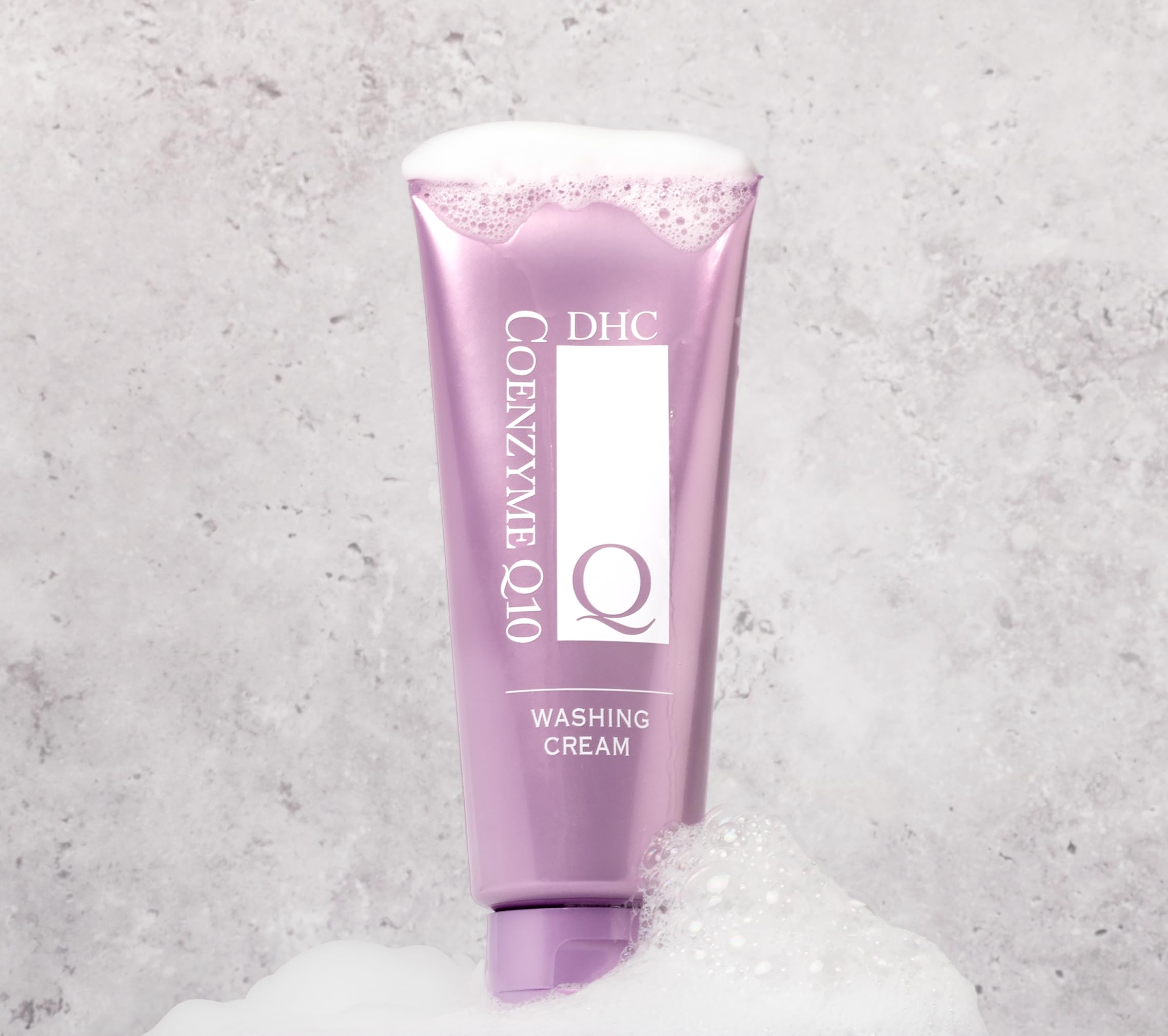 DHC CoQ10 Facial Cleansing Cream 2.8oz - Gentle Deep Cleansing for All Skin Types, Anti-Aging & Moisturizing - Perfect for Daily Skincare Routine & Travel