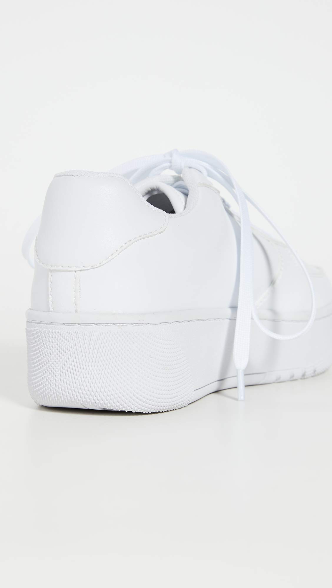 Jeffrey Campbell Women's White Court Sneakers Size 8.5 US - Casual Fashion Sneakers for Women, Perfect for Everyday Wear, Office, and Street Style