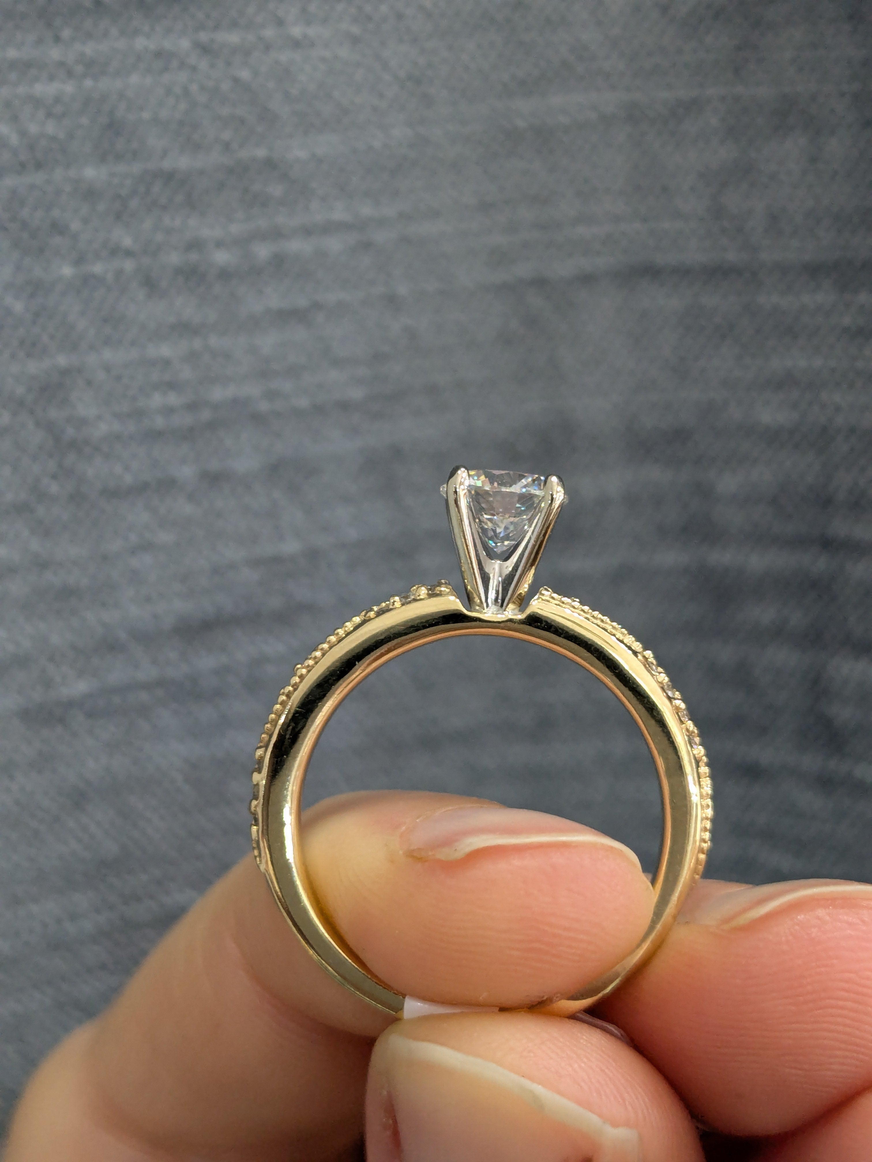 Amelia Engagement Ring for Women - 14K White Gold Diamond Wedding Band - Perfect for Proposals, Anniversaries & Bridal Jewelry Gifts