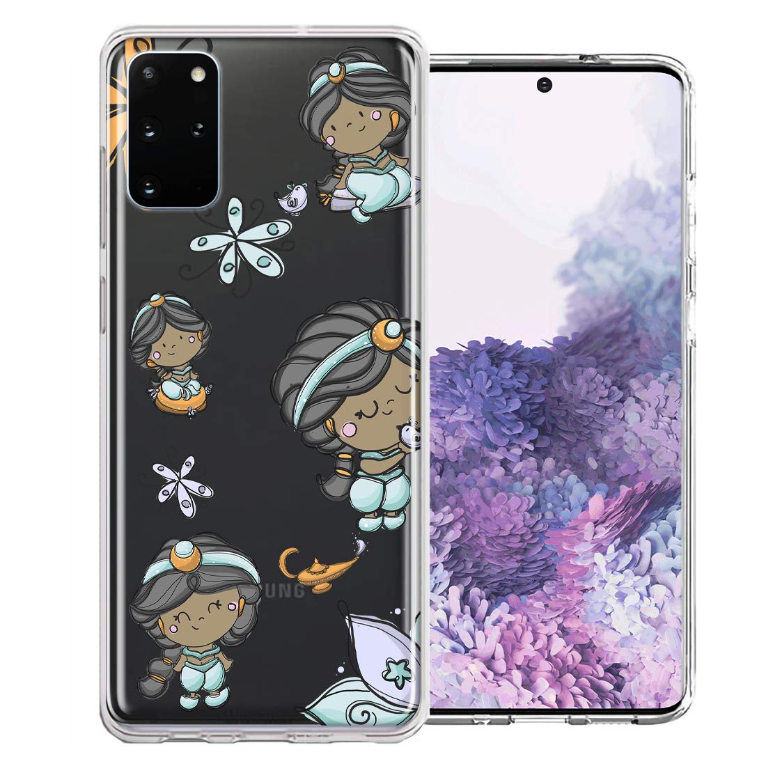Cute Princess Design Double Layer Phone Case for Samsung Galaxy S20 Plus - Protective & Stylish Cover for Everyday Use, Travel & Special Occasions