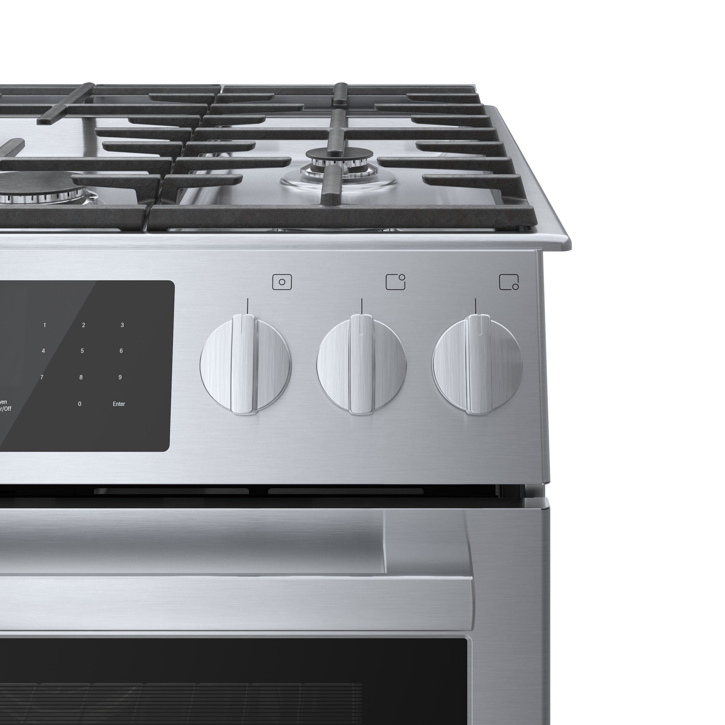 Bosch 30-Inch Stainless Steel Gas Slide-In Range with 5 Burners - HGI8056UC - Perfect for Modern Kitchens & Professional Cooking