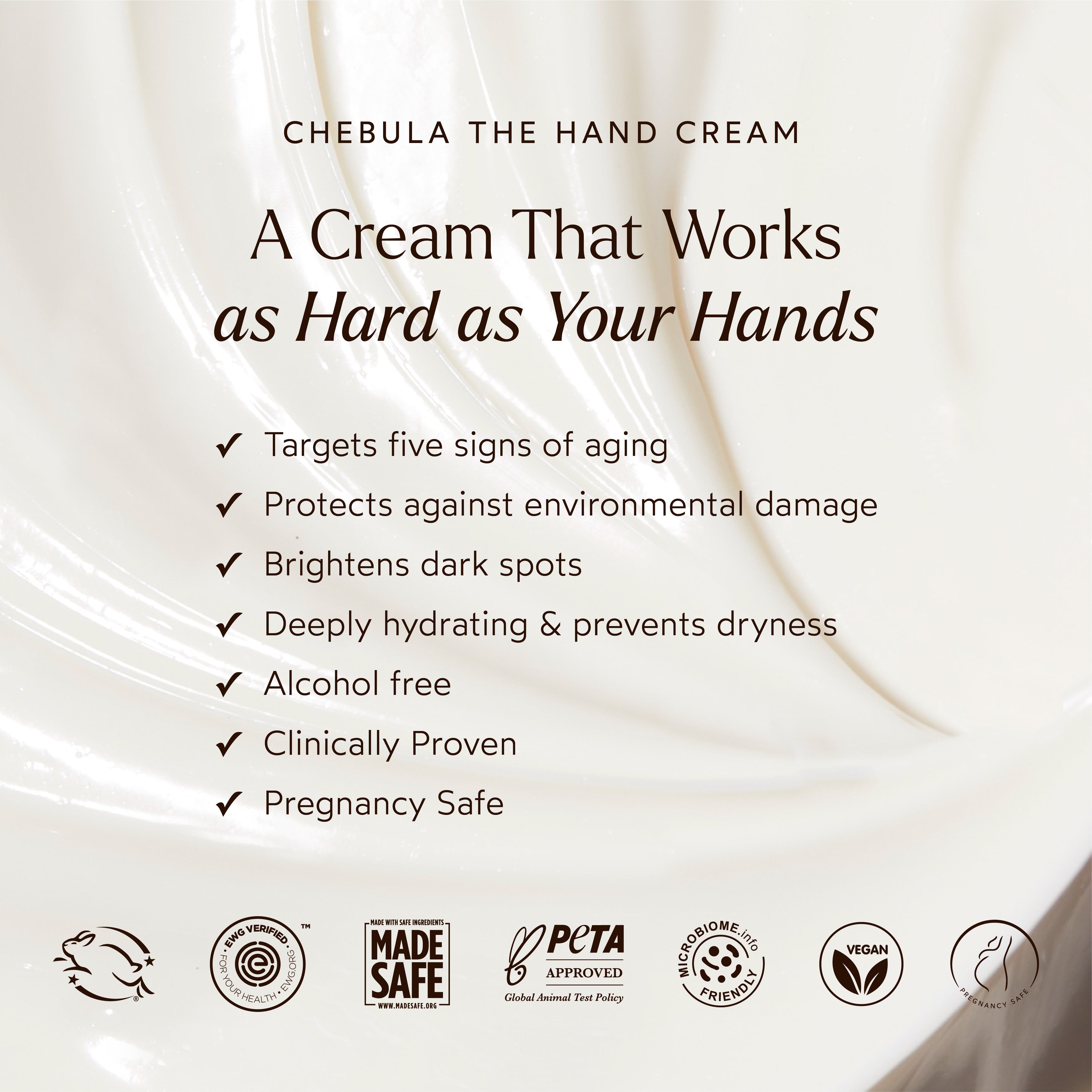 Chebula Hand Cream - Organic & Moisturizing for Dry, Cracked Skin - Perfect for Winter Care & Daily Hydration