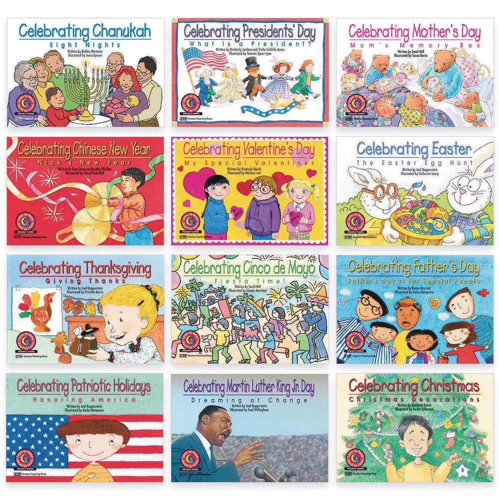 Creative Teaching Press Learn to Read Holiday Series Variety Pack (CTP4534) - Educational Reading Books for Kids, Classroom & Homeschool Learning - Perfect for Christmas, Thanksgiving & Seasonal Reading Activities