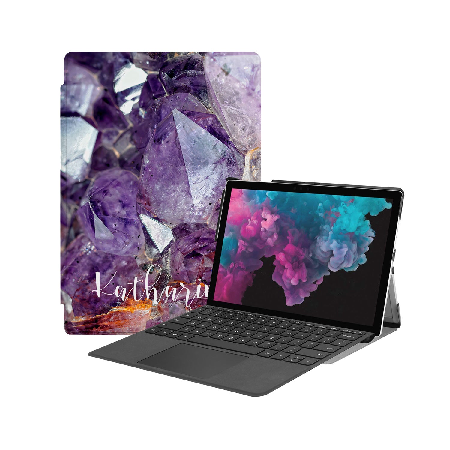 Microsoft Surface Case - Crystal Diamond Protective Cover for Surface Pro/Book/Laptop - Slim Fit, Shockproof & Scratch-Resistant | Perfect for Work, Travel & School