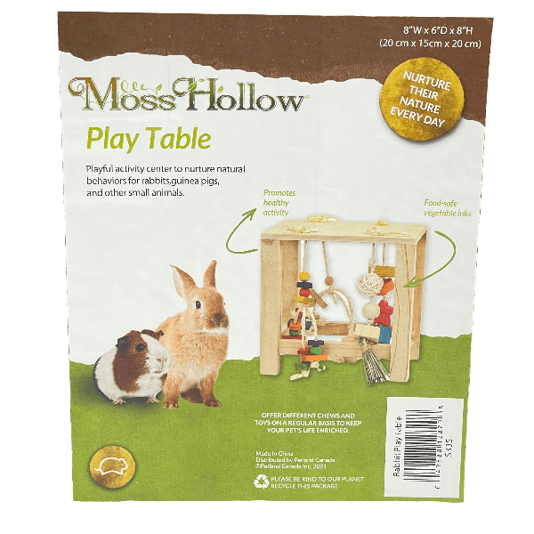 Moss Hollow Kids Play Table - Durable Wooden Activity Table for Toddlers & Children - Perfect for Playroom, Classroom, and Indoor Fun