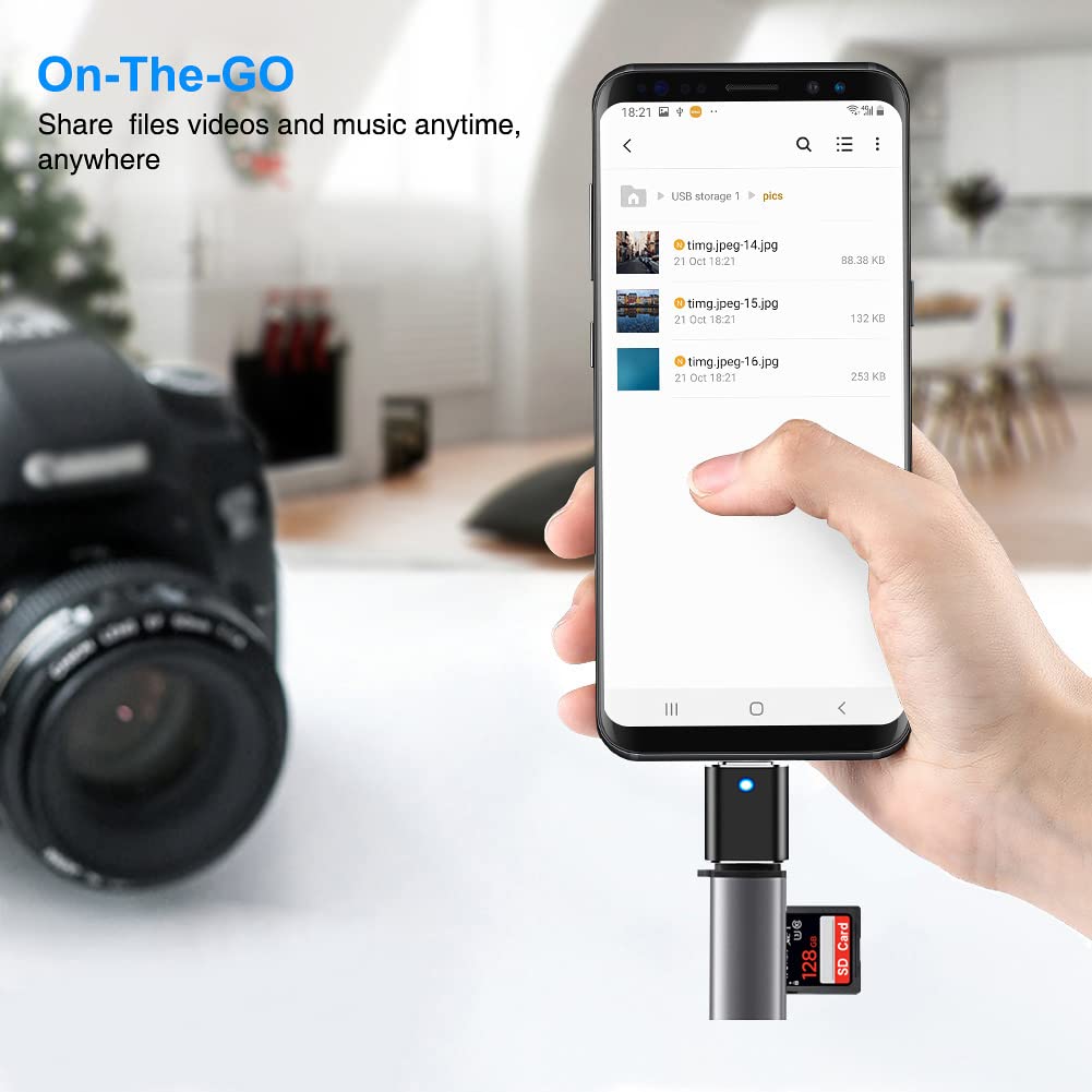BORLTER USB C to USB 3.0 Adapter (2 Pack) - OTG Type-C to USB-A Male to Female Converter for MacBook, Samsung Galaxy, iPad Pro, Laptops - Fast Data Transfer & Charging - Perfect for Office, Travel & Home Use - Black