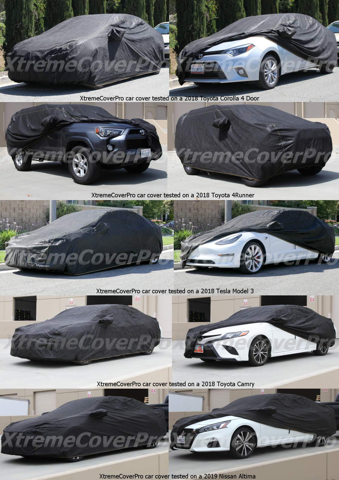 Premium Car Cover for Mitsubishi Eclipse Cross 2020-2025 | XTREMECOVERPRO Gold Series Waterproof UV Protection | All-Weather Protection for Outdoor Parking & Storage