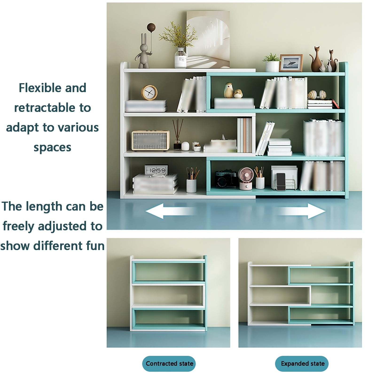 Multi-Layer Wooden Desktop Organizer - Expandable Computer Stand, Bookshelf & Storage Rack for Dorm, Office & Study Room | Perfect for Organizing Laptops, Books, Stationery & Office Supplies