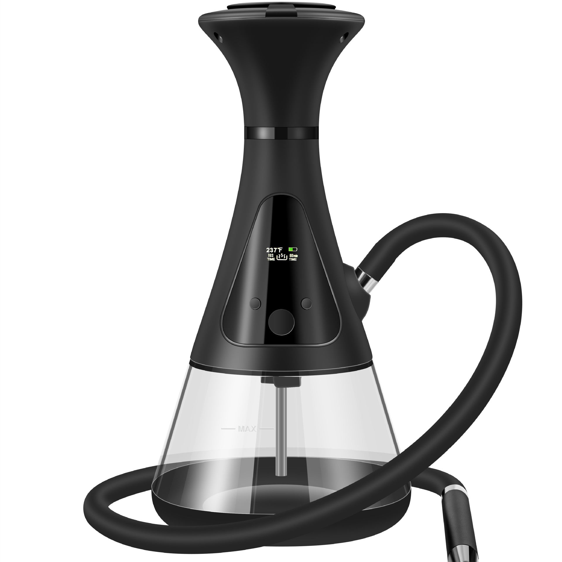 Beleaf Electric Hookah Kit - Portable E-Shisha Water Pipe with LED Lights for Smooth Vaping - Perfect for Home Parties, Lounges & Social Gatherings