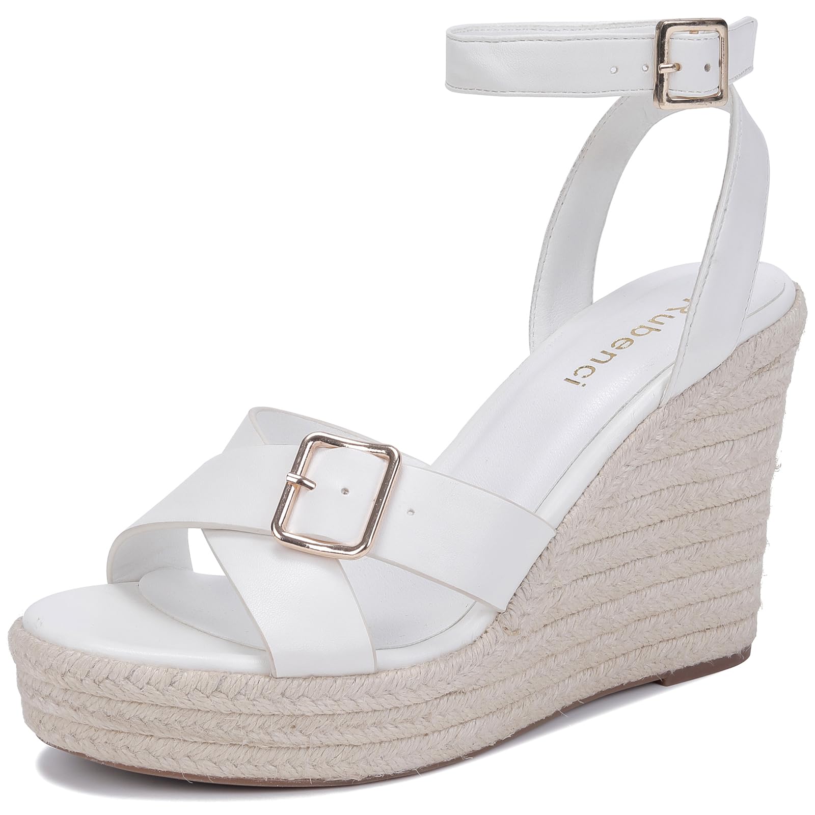 Women's Summer Wedge Sandals - Open Toe Platform Heels for Beach, Vacation & Casual Outfits