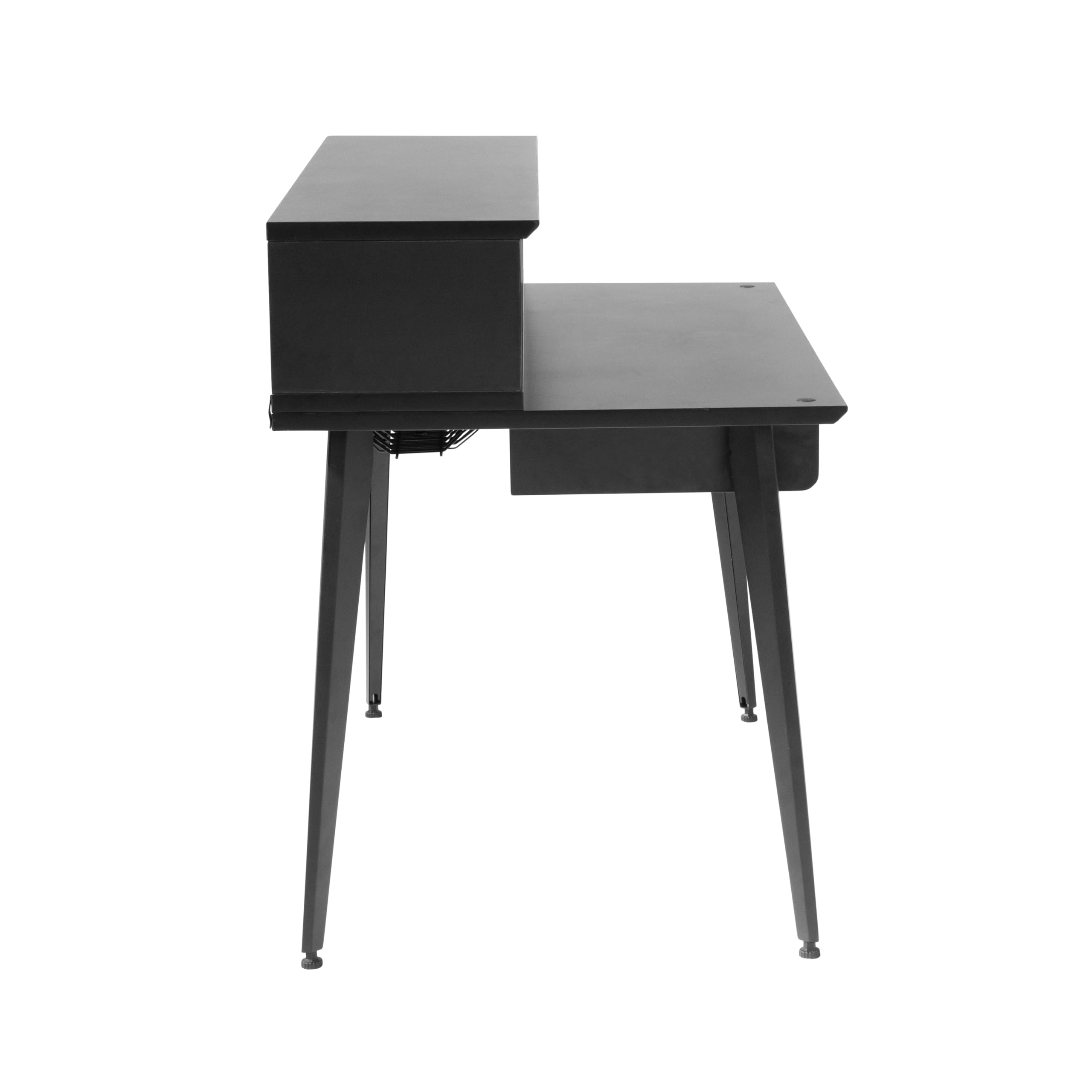 Gator Frameworks GFW-ELITEDESK-BLK Elite Series Adjustable Height Desk - Black for Home Office, Gaming & Workspace Setup