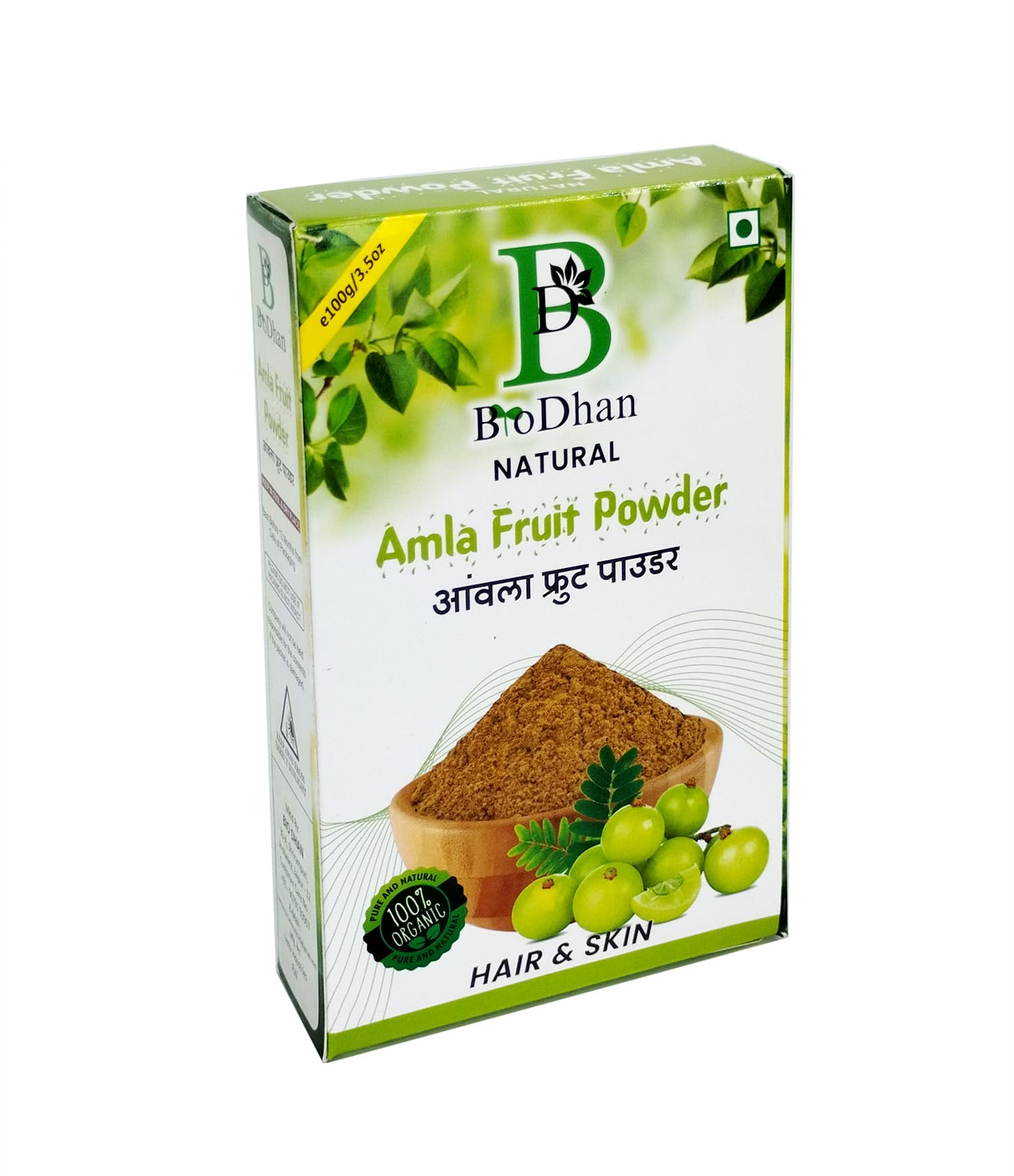 Organic Amla Powder for Hair, Skin & Face | 100% Pure Ayurvedic Indian Gooseberry Powder | Natural Hair Growth, Glowing Skin & Anti-Aging Benefits | Perfect for DIY Beauty Treatments & Herbal Remedies