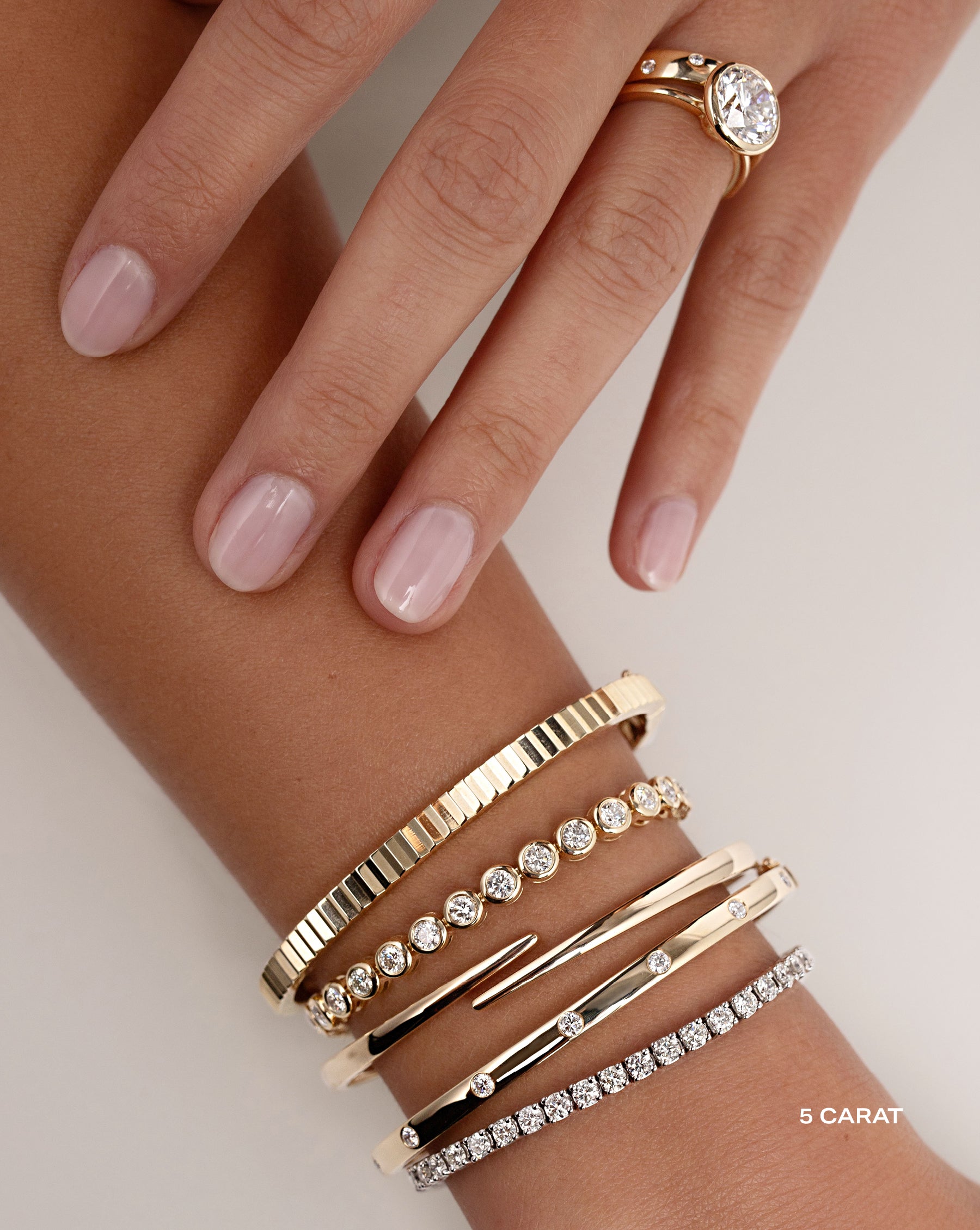 Bezel Classic Diamond Tennis Bracelet - 14K Gold Plated Elegant Women's Jewelry for Parties, Weddings & Special Occasions