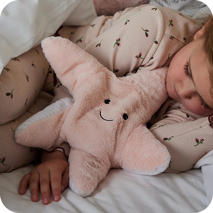 Warmies Starfish - Soft Microwavable Plush Heating Pad for Kids & Adults - Perfect for Stress Relief, Muscle Pain, and Relaxation at Home or Office