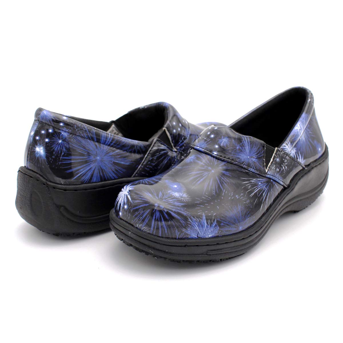 Laforst Women's Rachel Slip-Resistant Nursing Shoes - Non-Slip Work Clogs for Nurses, Waitresses & Waiters - Comfortable Manmade Upper Slip-On Shoes for Hospital, Restaurant & Healthcare Professionals