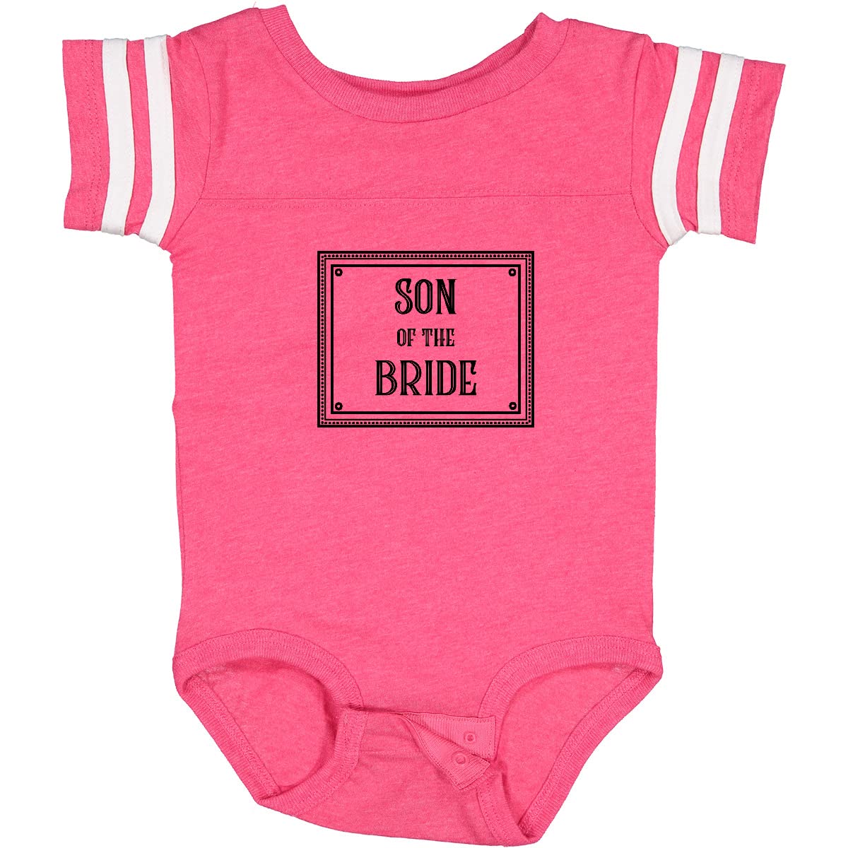 Inktastic Son of The Bride Baby Bodysuit - Cute Infant Onesie for Wedding Party, Baby Shower & Family Photos | Soft Cotton Newborn Outfit for Boys & Girls