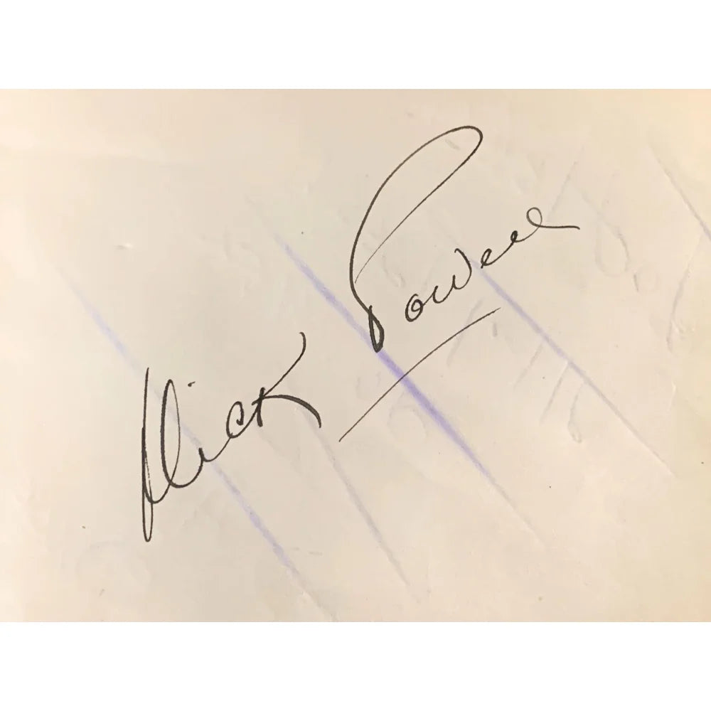 Dick Powell & Pat O'Brien Dual Signed Album Page - Authentic JSA COA Autograph - Perfect for Movie Memorabilia Collectors & Classic Film Fans