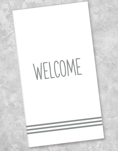Premium 36-Pack Contemporary Welcome Guest Towel Napkins - Soft & Absorbent for Parties, Weddings & Home Decor