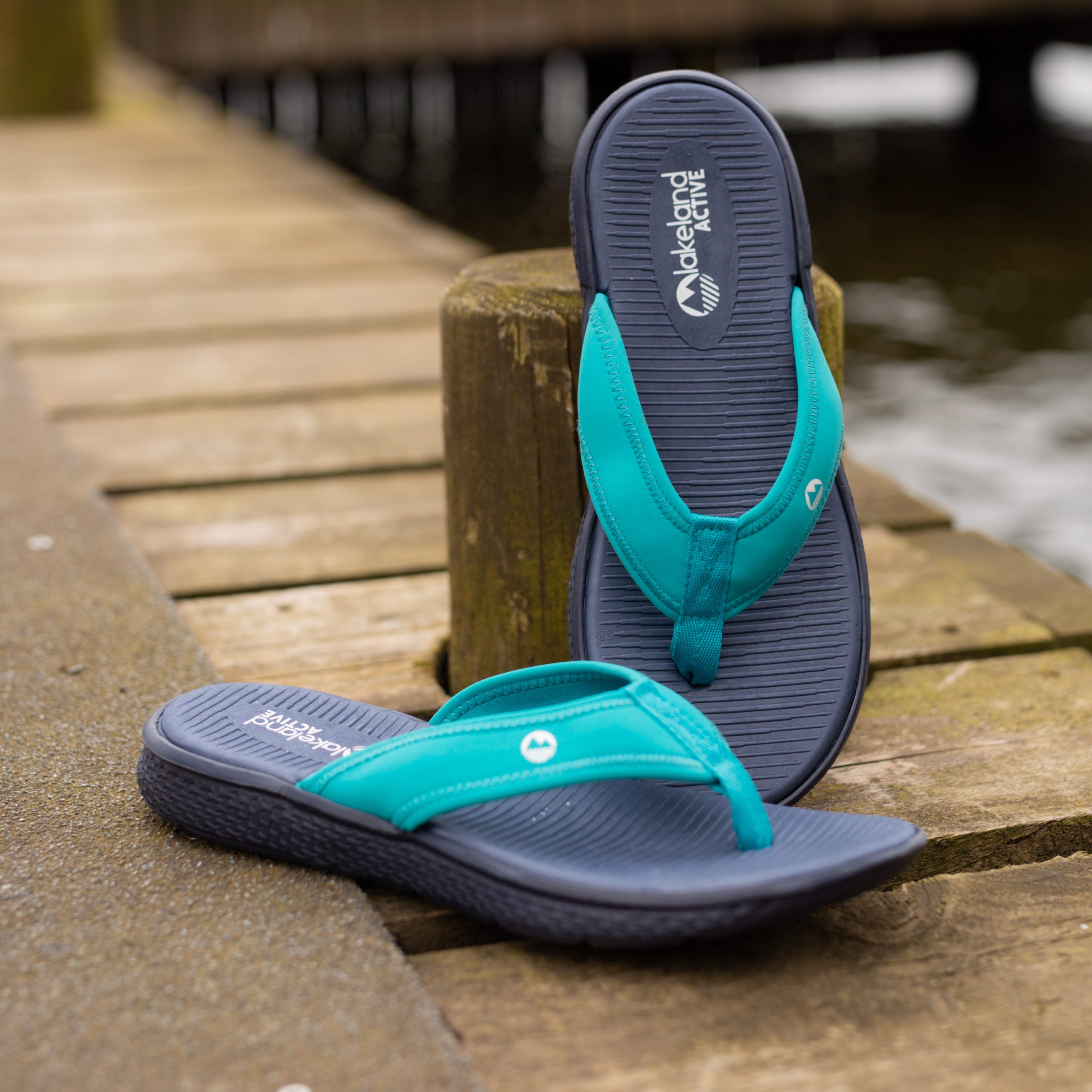 Women's Neoprene Flip Flops - Comfortable Waterproof Beach Sandals for Pool, Spa & Summer Vacation