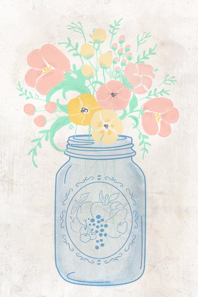 12x18 Mason Jar Metal Wall Art - High-Quality Aluminum Decor for Home, Kitchen & Farmhouse - Perfect for Rustic, Vintage & Country Style Decorations