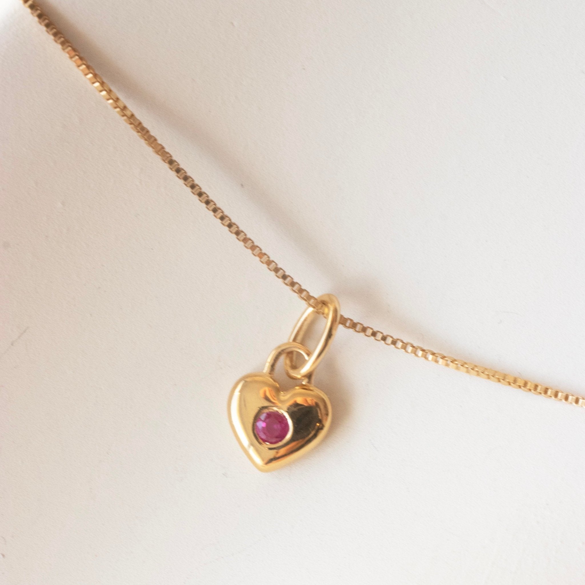 LEGACY July Birthstone Charm - Genuine Ruby Jewelry for Necklaces & Bracelets | Perfect Gift for July Birthdays & Anniversaries
