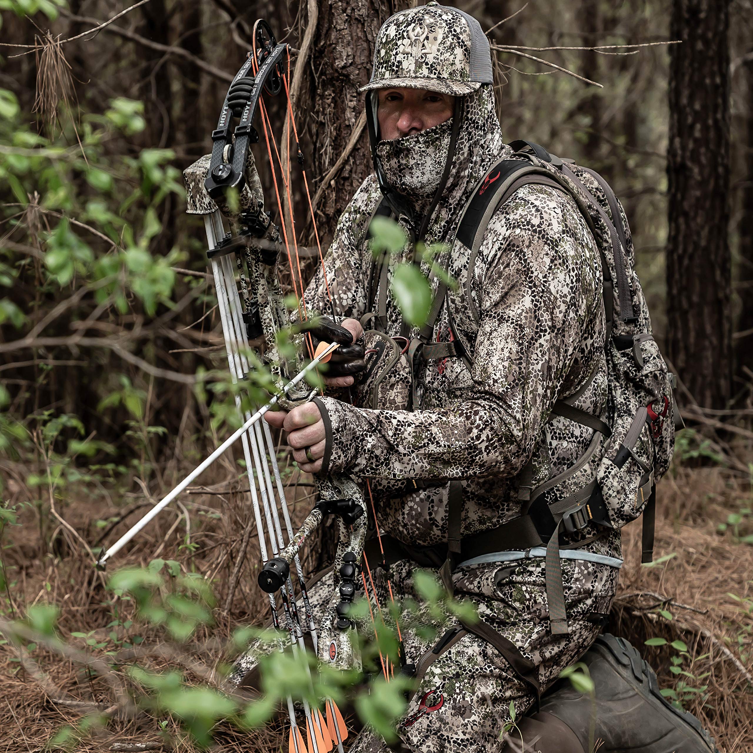 Badlands Stealth Cooltouch Hoodie - Lightweight Hunting Jacket for Men | Breathable Camo Outerwear for Hunting & Outdoor Adventures | Perfect for Cold Weather & Tactical Use