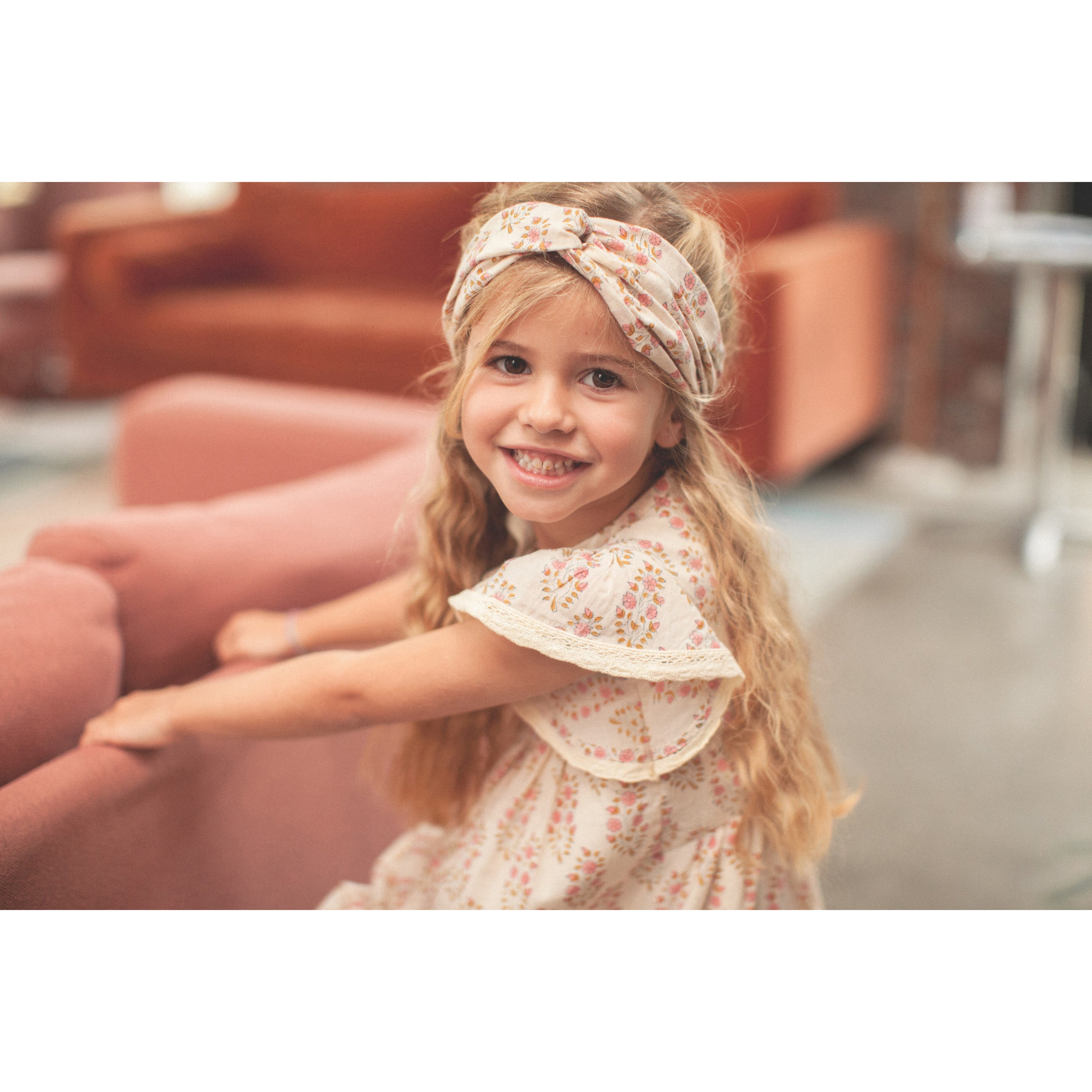 Bonheur du Jour Paris Baby & Girl Dress in Ecru Rose - Perfect for Special Occasions & Photo Shoots
