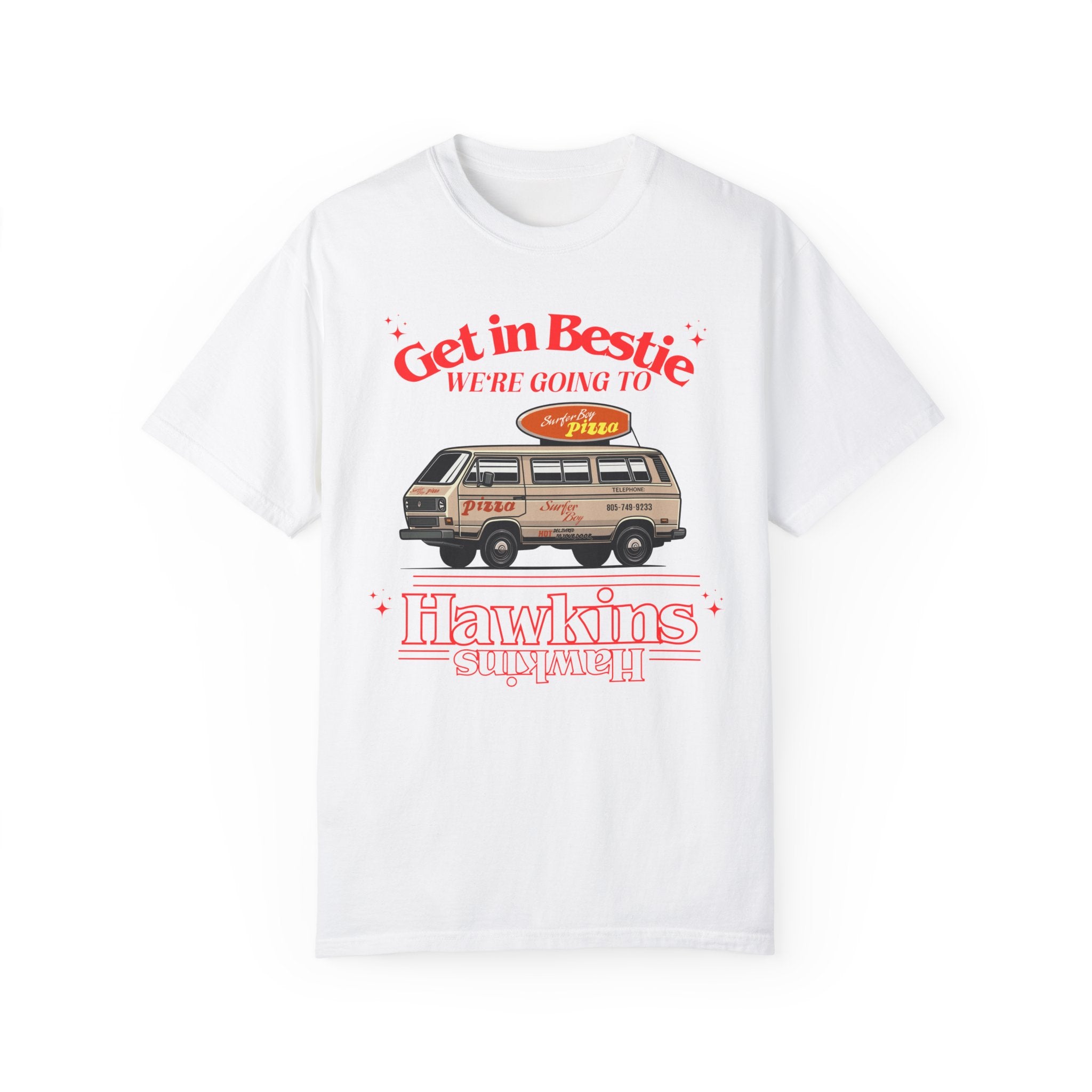 Best Friends Matching T-Shirts - Stranger Things Inspired Hawkins Shirt for Couples & Friends - Perfect for Halloween, Cosplay & TV Show Fans