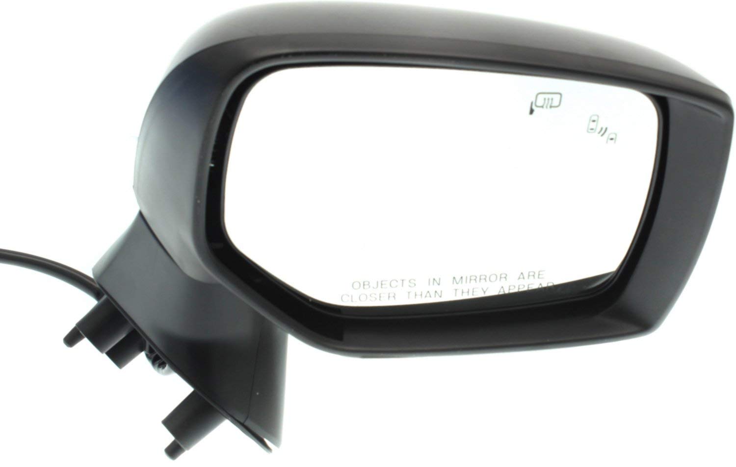 Power Heated Side Mirror with Turn Signal & Blind Spot Monitor for 2015-2017 Subaru Outback/Legacy - Kool Vue Passenger Side Replacement - Paintable Design (Build Date ≤03/2017) - Perfect for Winter Driving & Enhanced Safety