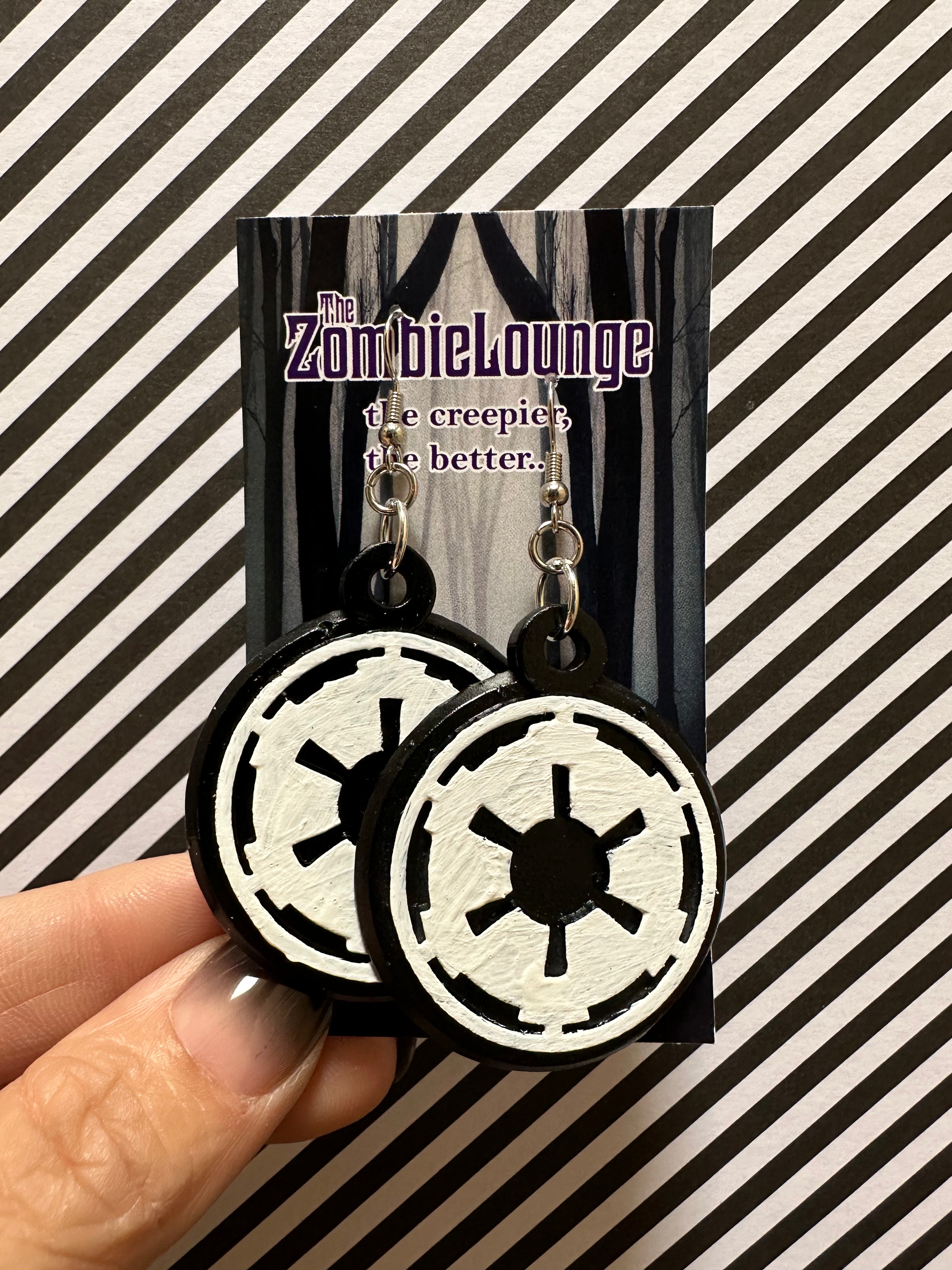 Star Wars Rebel and Imperial Earrings - Stylish Jewelry for Cosplay, Gifts & Everyday Wear