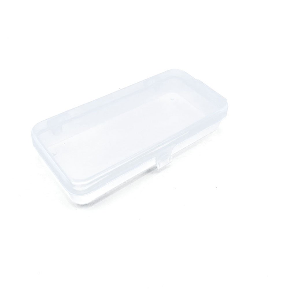 Clear Plastic Beads Storage Box - Tackle Box Organizer for Fishing Lures, Scrapbooking Supplies, Stamping Tools & Small Parts | Portable Fly Box Case for Crafts, Jewelry Making & DIY Projects