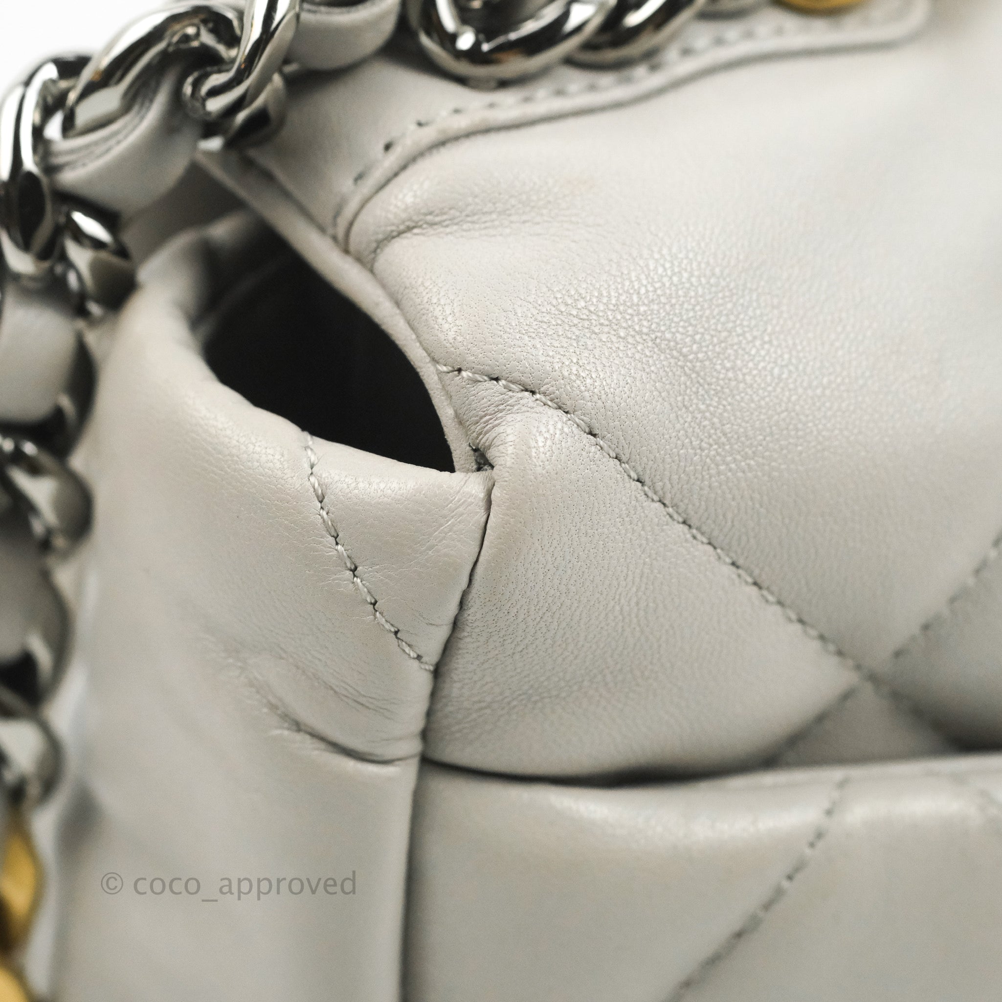 Chanel 19 Medium Grey Mixed Hardware Flap Bag - Luxury Designer Handbag for Women | Perfect for Work, Evening Events & Everyday Use