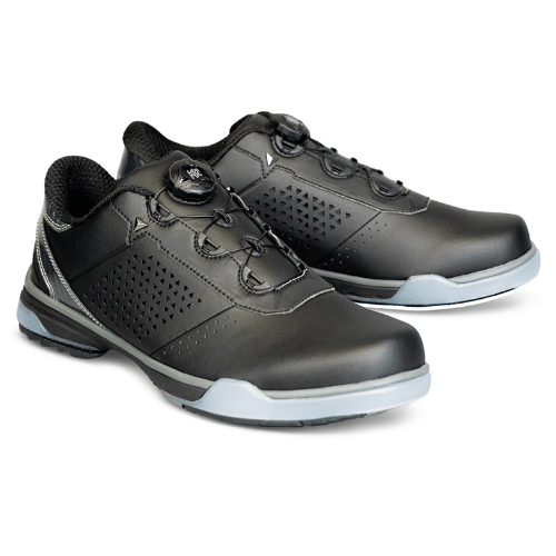 KR Strikeforce Charge Black Men's Wide Right Hand Performance Bowling Shoes - Perfect for League Play & Tournament Bowling