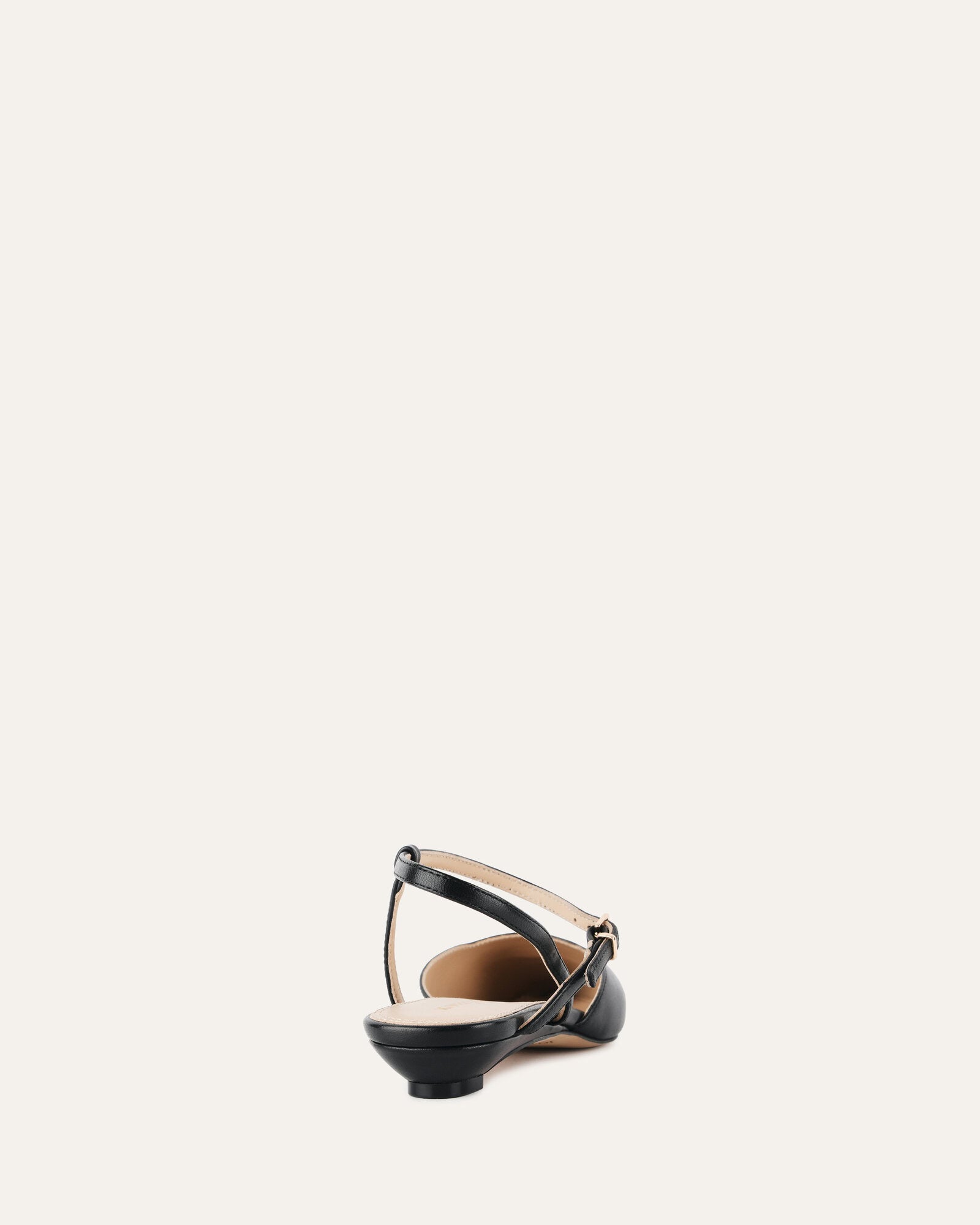 VIRGINIE Black Leather Dress Flats - Comfortable & Stylish Women's Shoes for Work, Office & Casual Wear