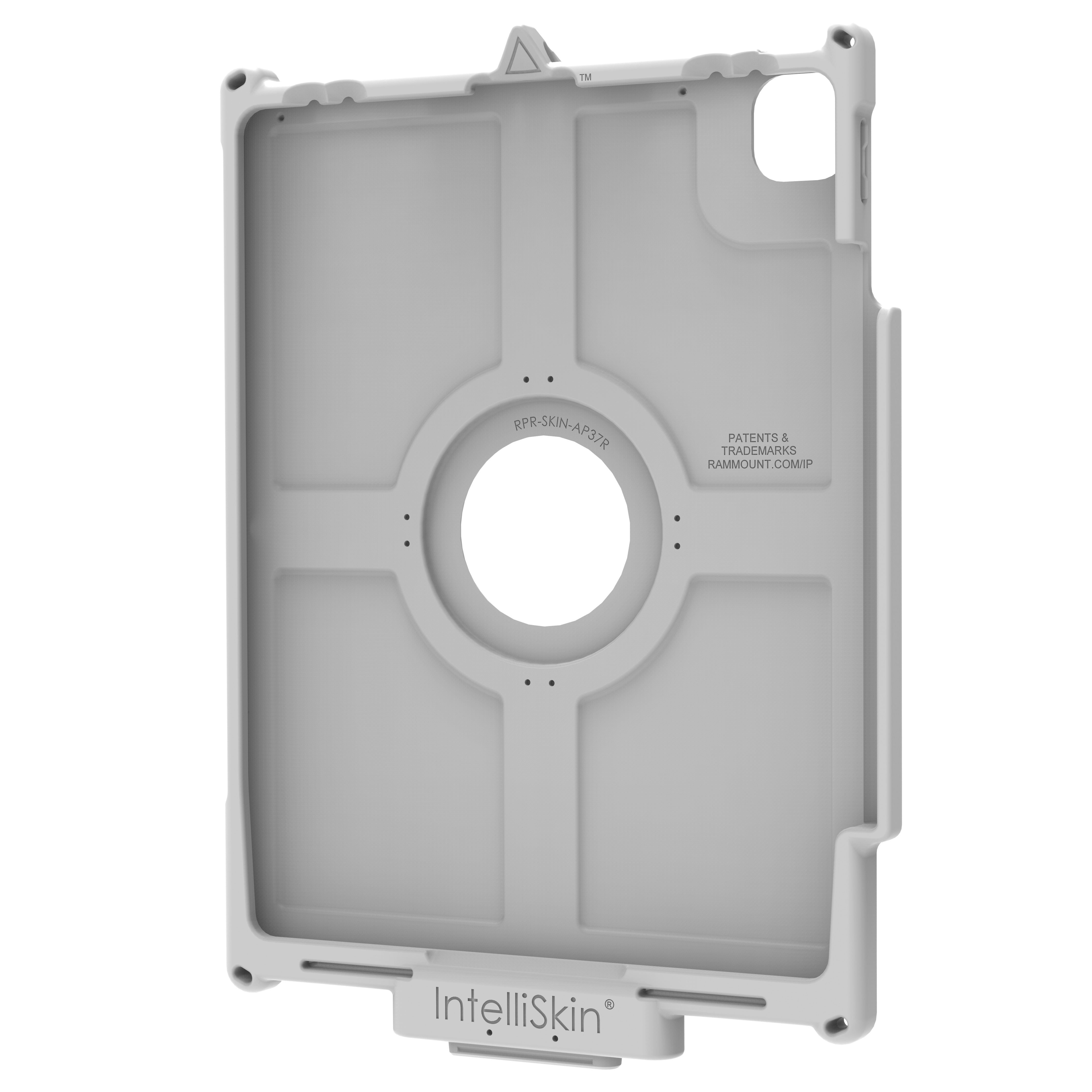 IntelliSkin® Next Gen Protective Case for iPad Pro 12.9 (3rd-6th Gen) & iPad Pro 13 (M4) - Slim Gray Cover with Scratch Resistance | Perfect for Work, Travel & Daily Use (RAM GDS SKIN AP37 NG GRY)