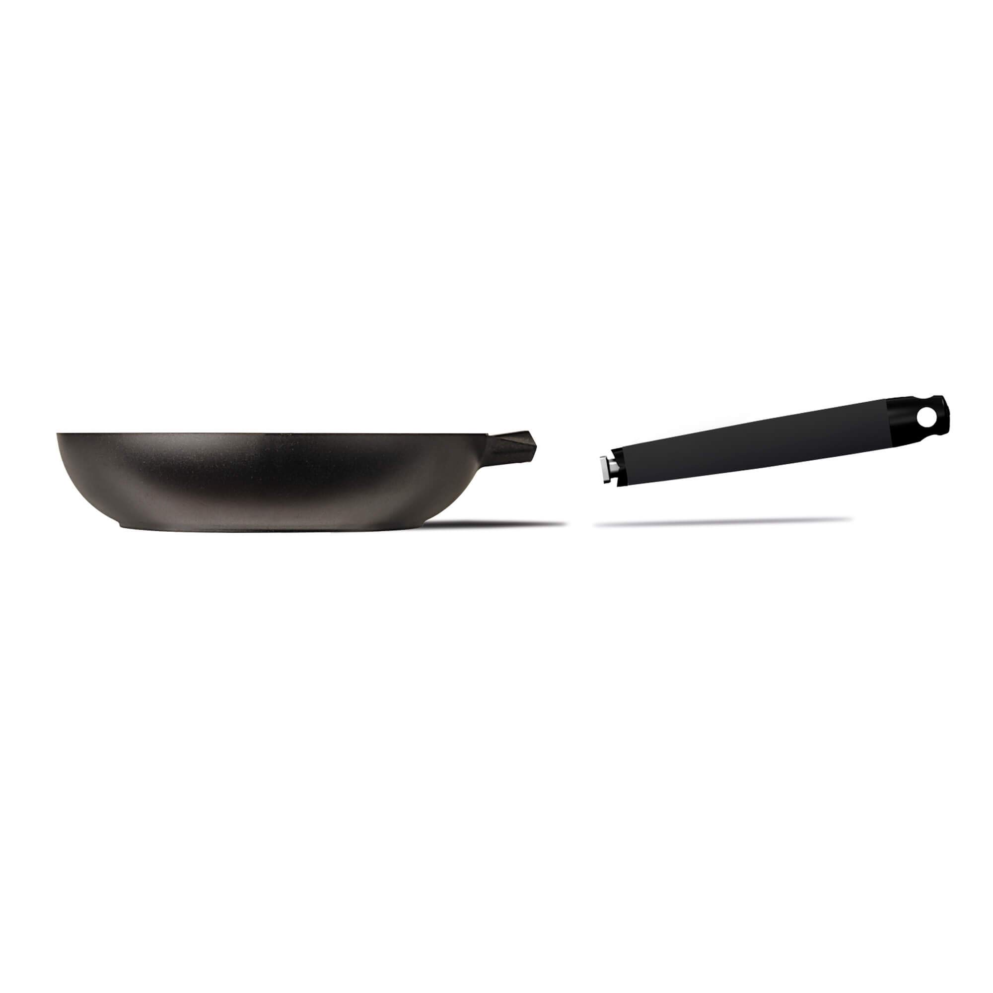 Nonstick Frying Pan with Detachable Handle - 8.7 Inch Skillet for Easy Storage | Perfect for Camping, Small Kitchens & RVs