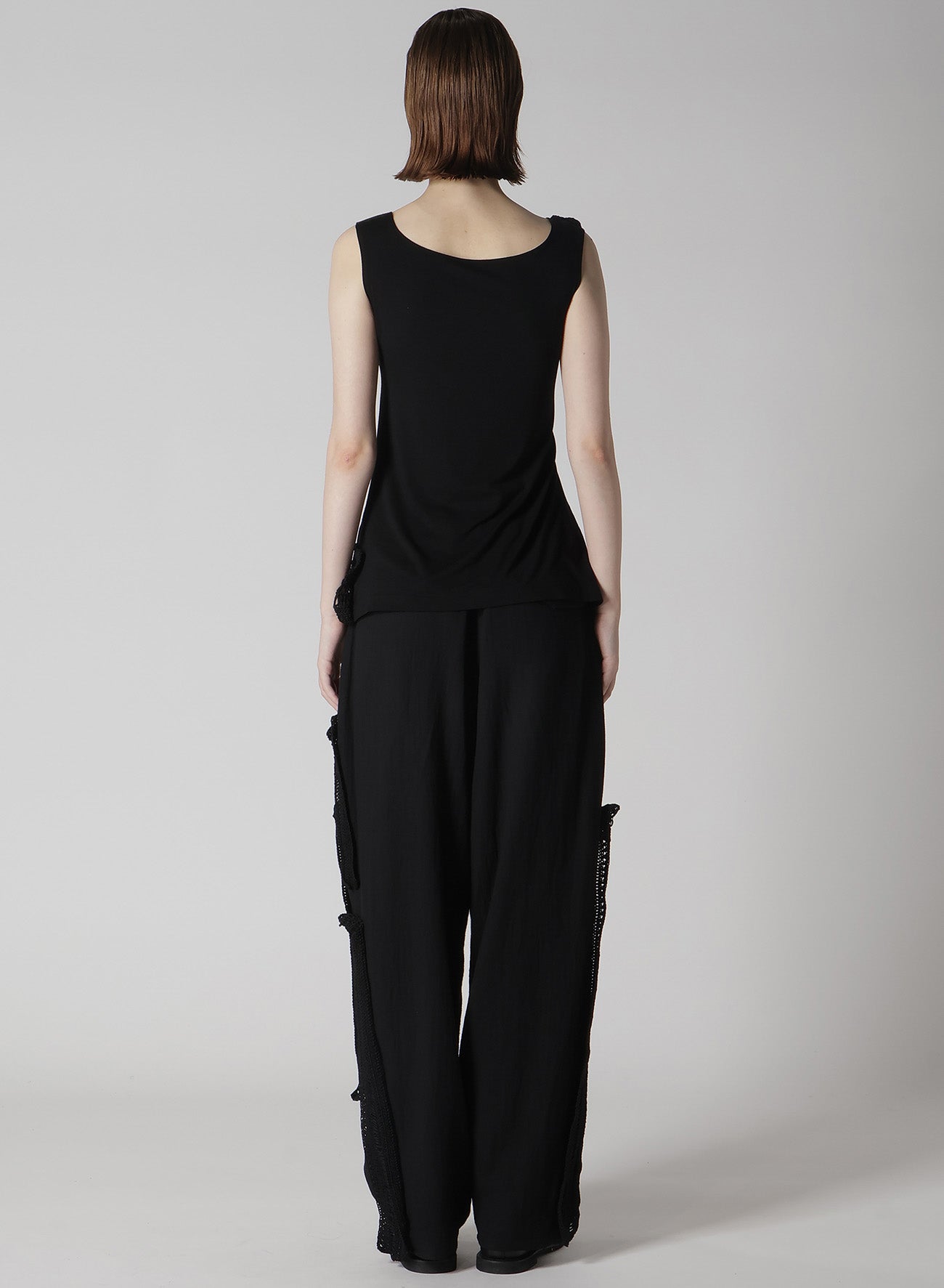 Stylish Cupro Dungaree Twill Crochet Blouse for Women | Trendy & Comfortable Top | Perfect for Casual Outings, Office Wear & Date Nights