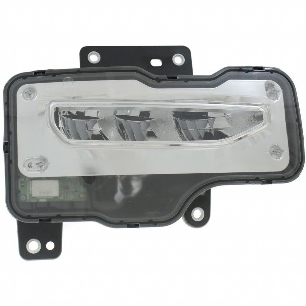 GMC Sierra 1500 2016-2019 Fog Light Assembly Passenger Side - LED Replacement for GM2593314 | 191275822845, 23381984 | Durable & Weatherproof for Off-Road & Night Driving