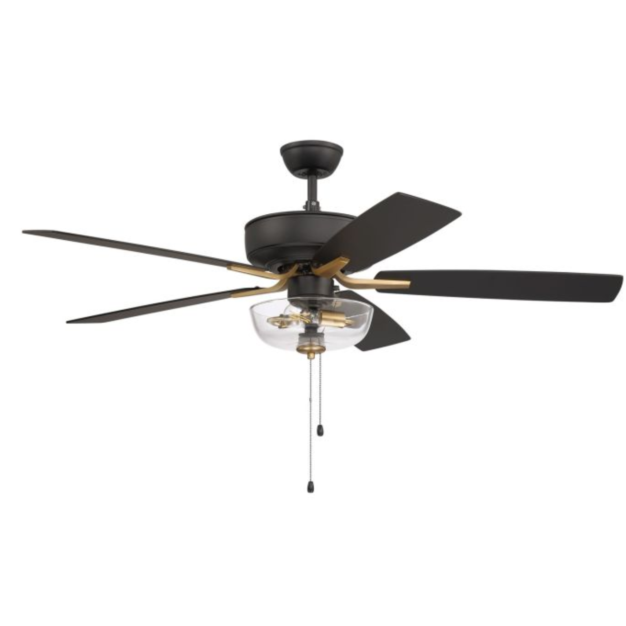 Craftmade 52 Pro Plus 101 Indoor Ceiling Fan with Light - Energy Efficient Quiet DC Motor - Modern Flush Mount Design for Bedroom, Living Room & Office